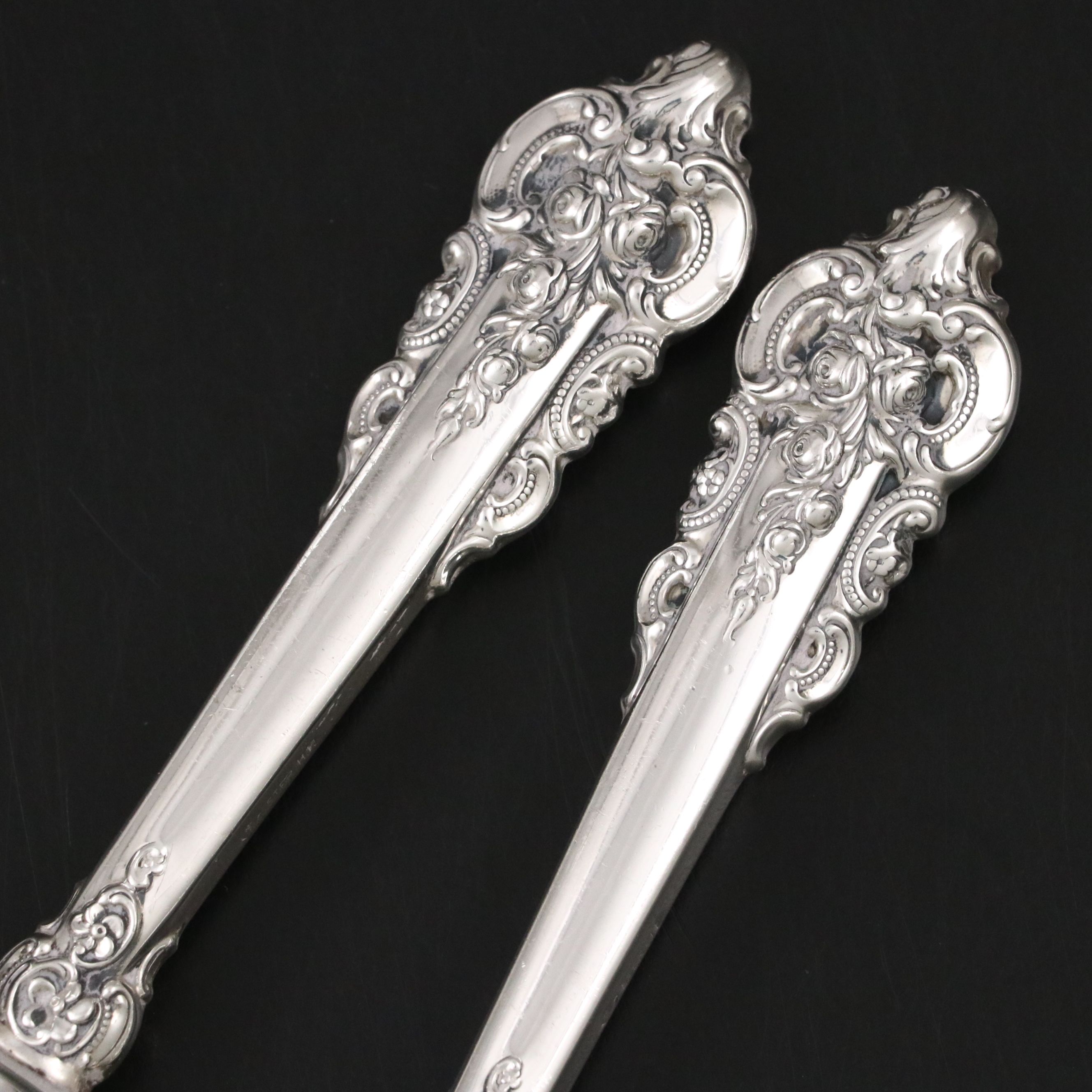 Wallace "Grand Baroque" Sterling Silver Carving Set