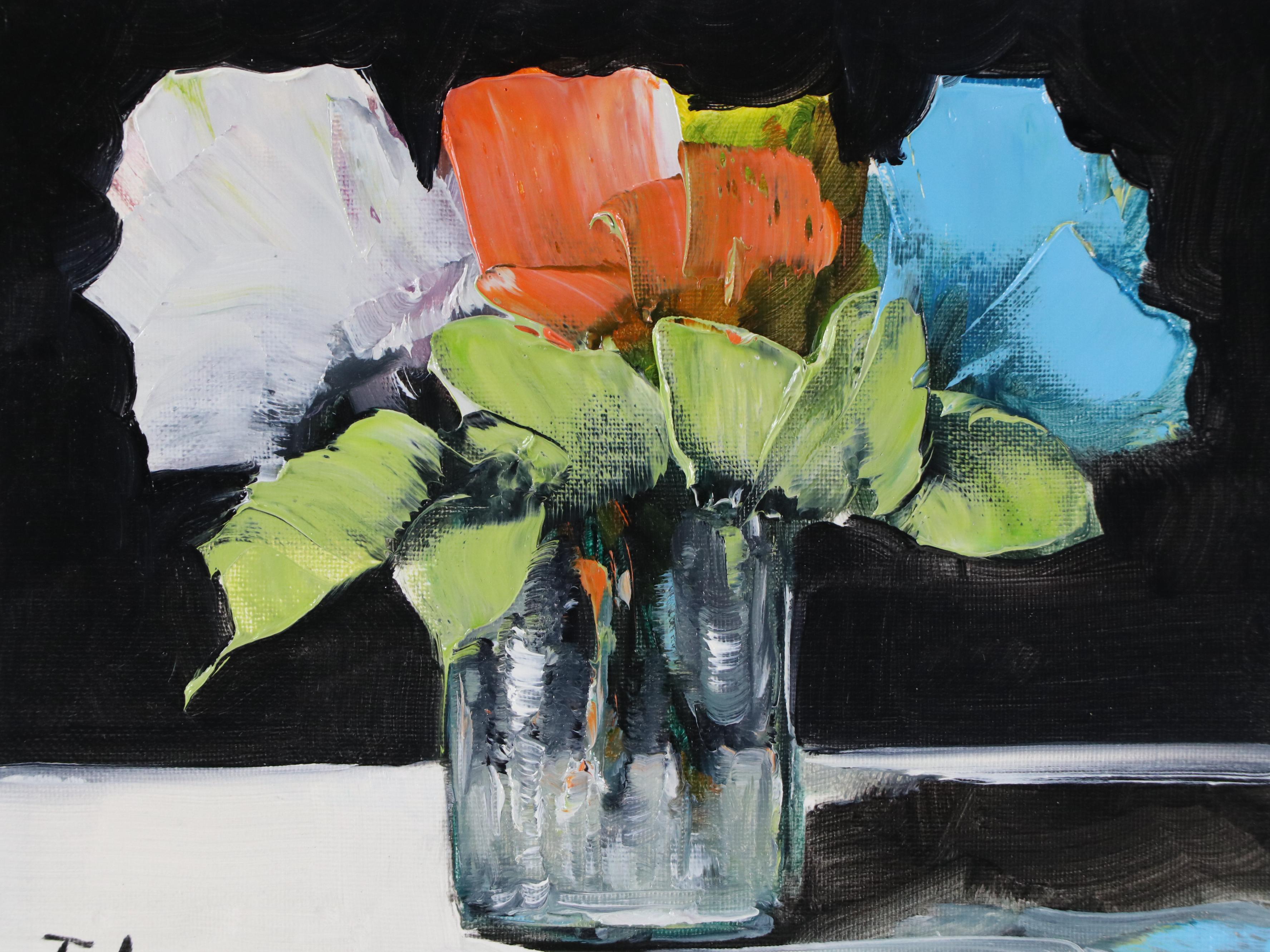 José M. Lima Floral Still Life Oil Painting, 2025