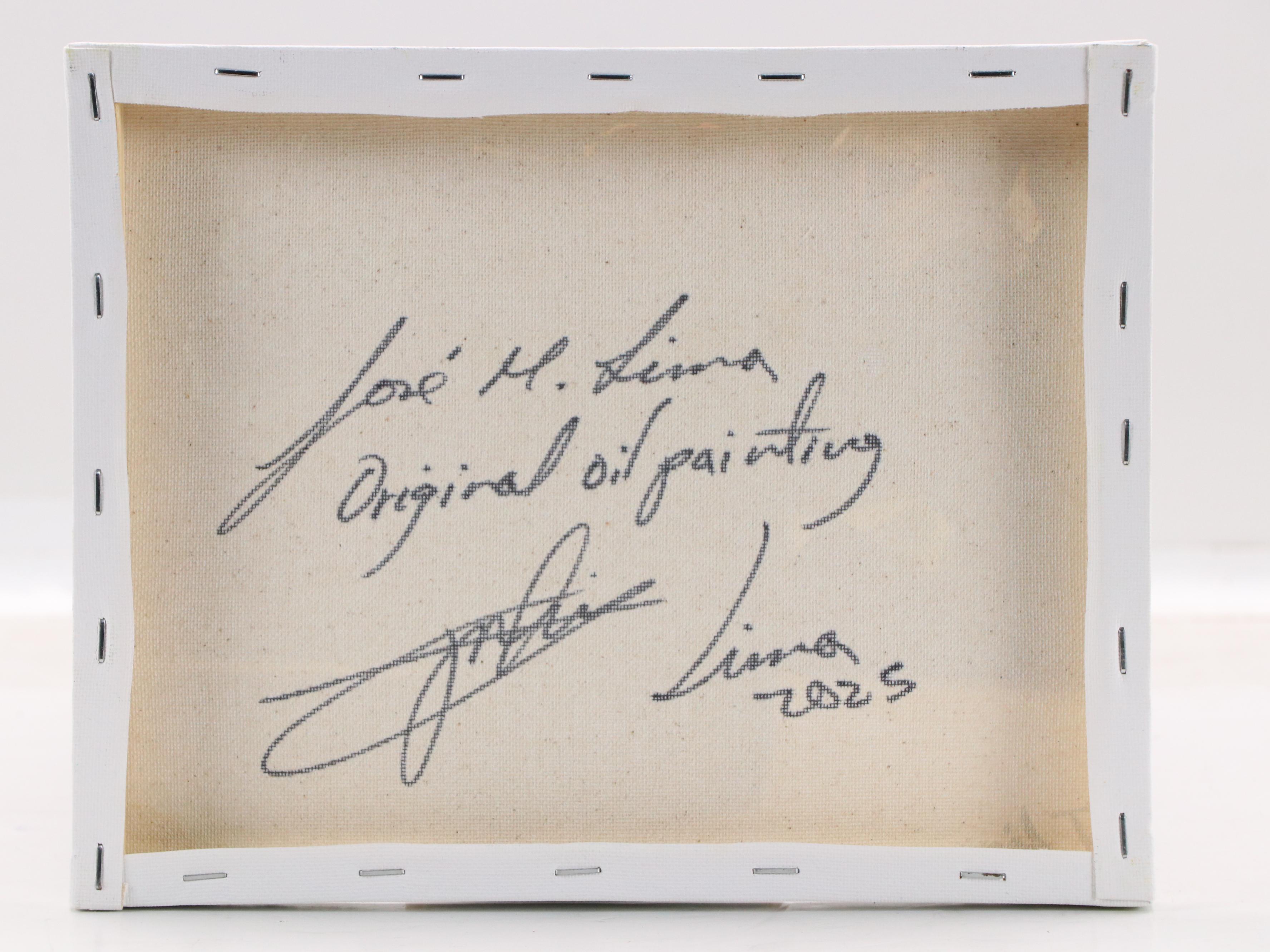 José M. Lima Floral Still Life Oil Painting, 2025