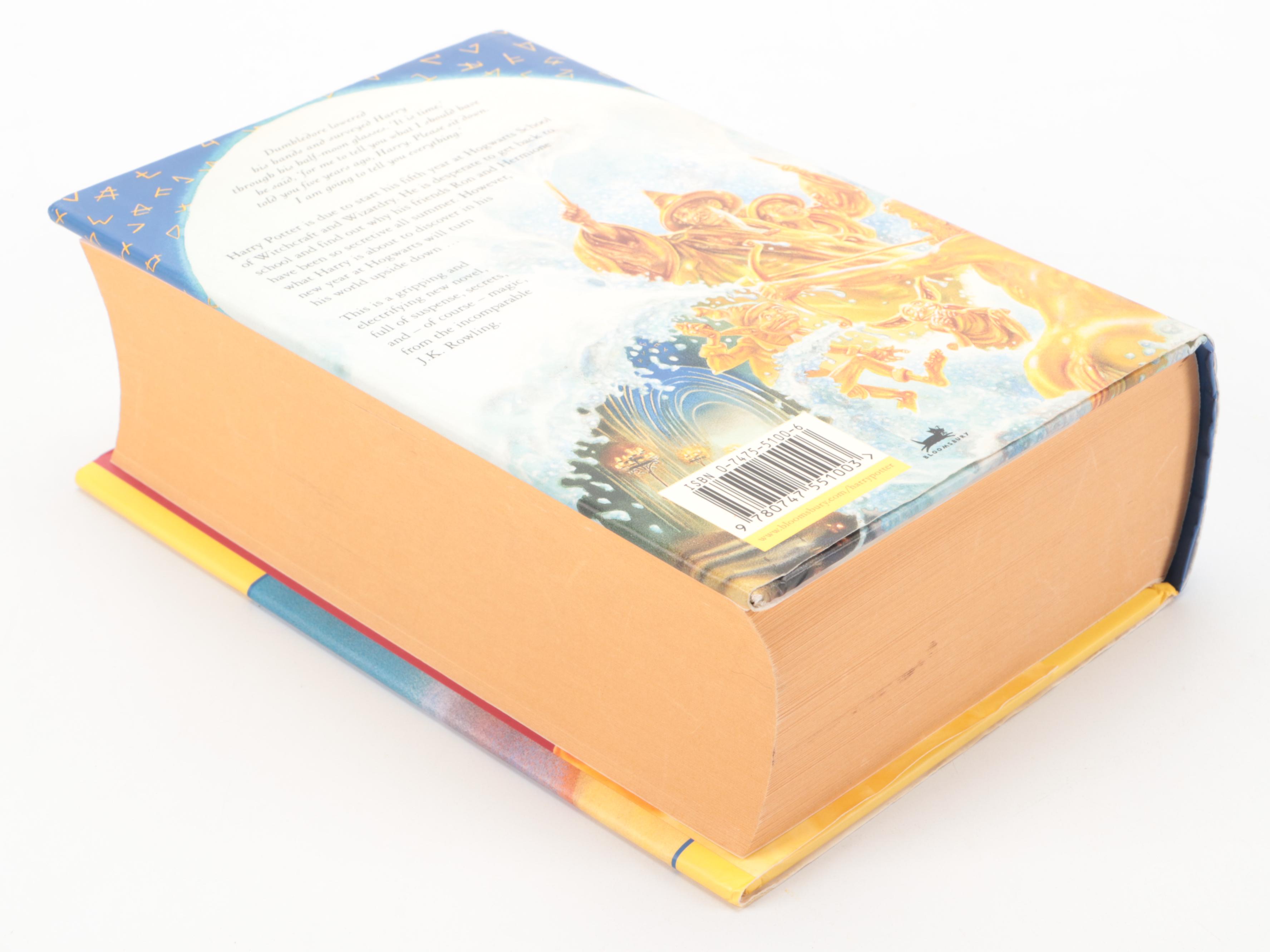 First UK Edition "Harry Potter and the Order of the Phoenix" by J. K. Rowling