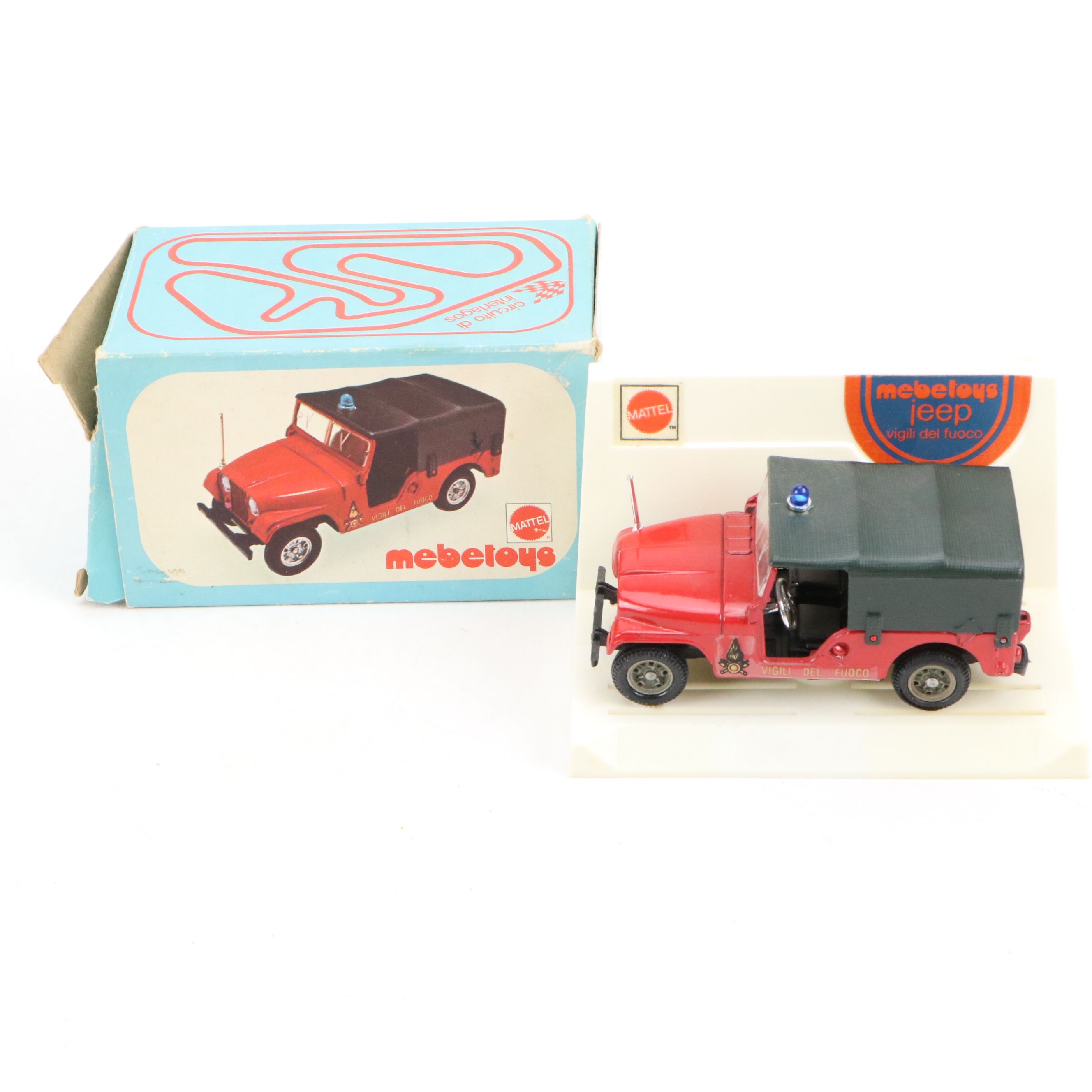 Mattel Mebetoys "Jeep Vigili De Fuoco," "Jeep Racing Cross" and More Toy Jeeps