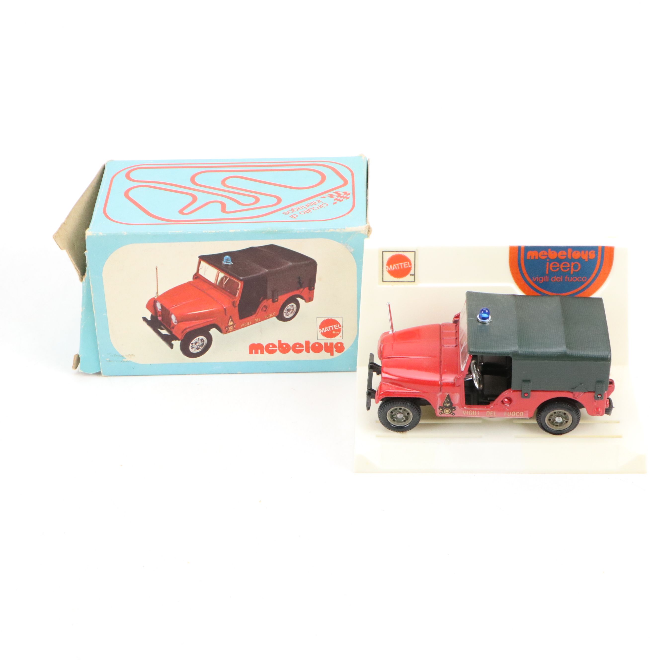 Mattel Mebetoys "Jeep Vigili De Fuoco," "Jeep Racing Cross" and More Toy Jeeps