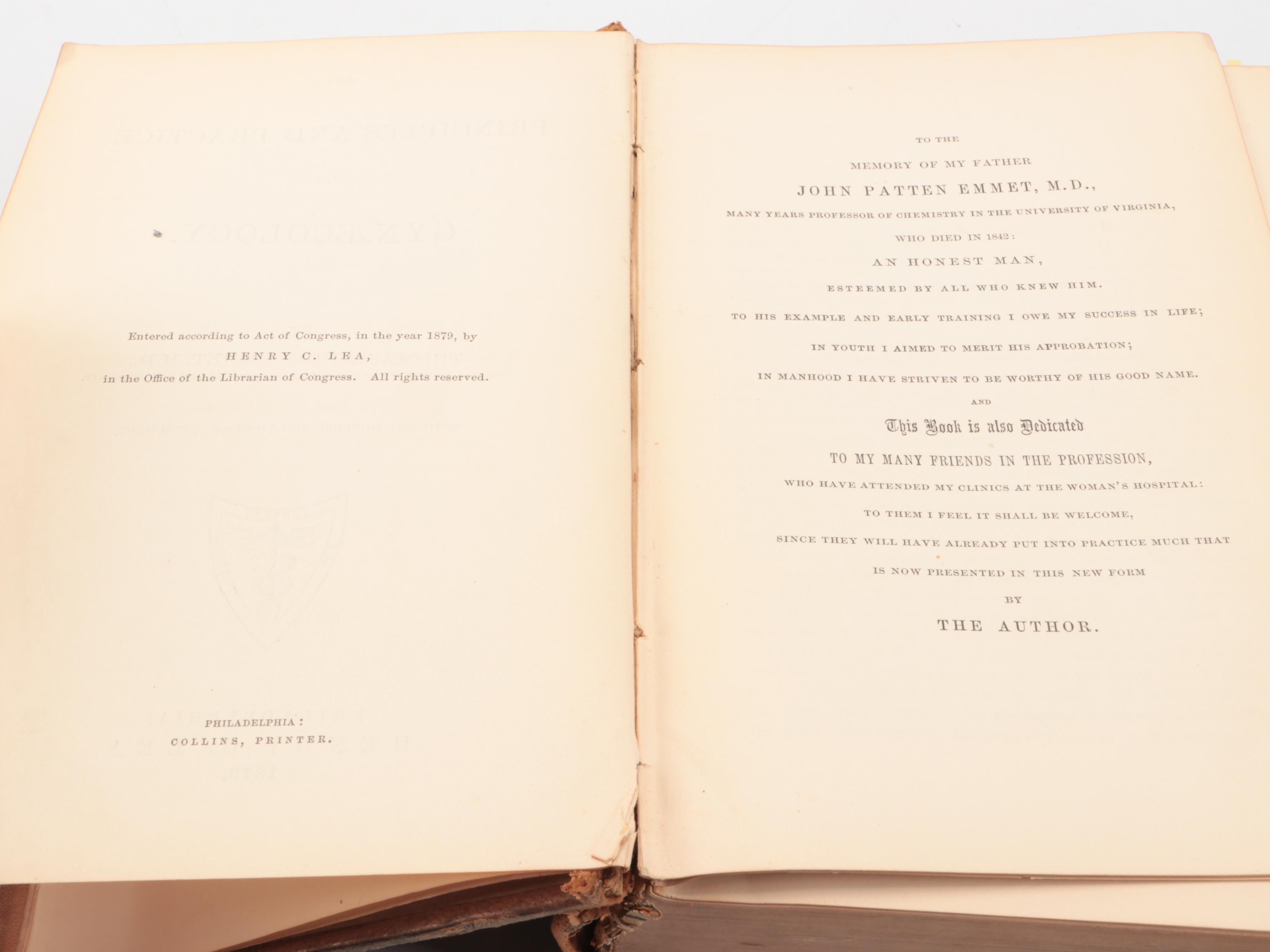 "The Principles and Practice of Gynæcology" by Thomas Addis Emmet, 1879