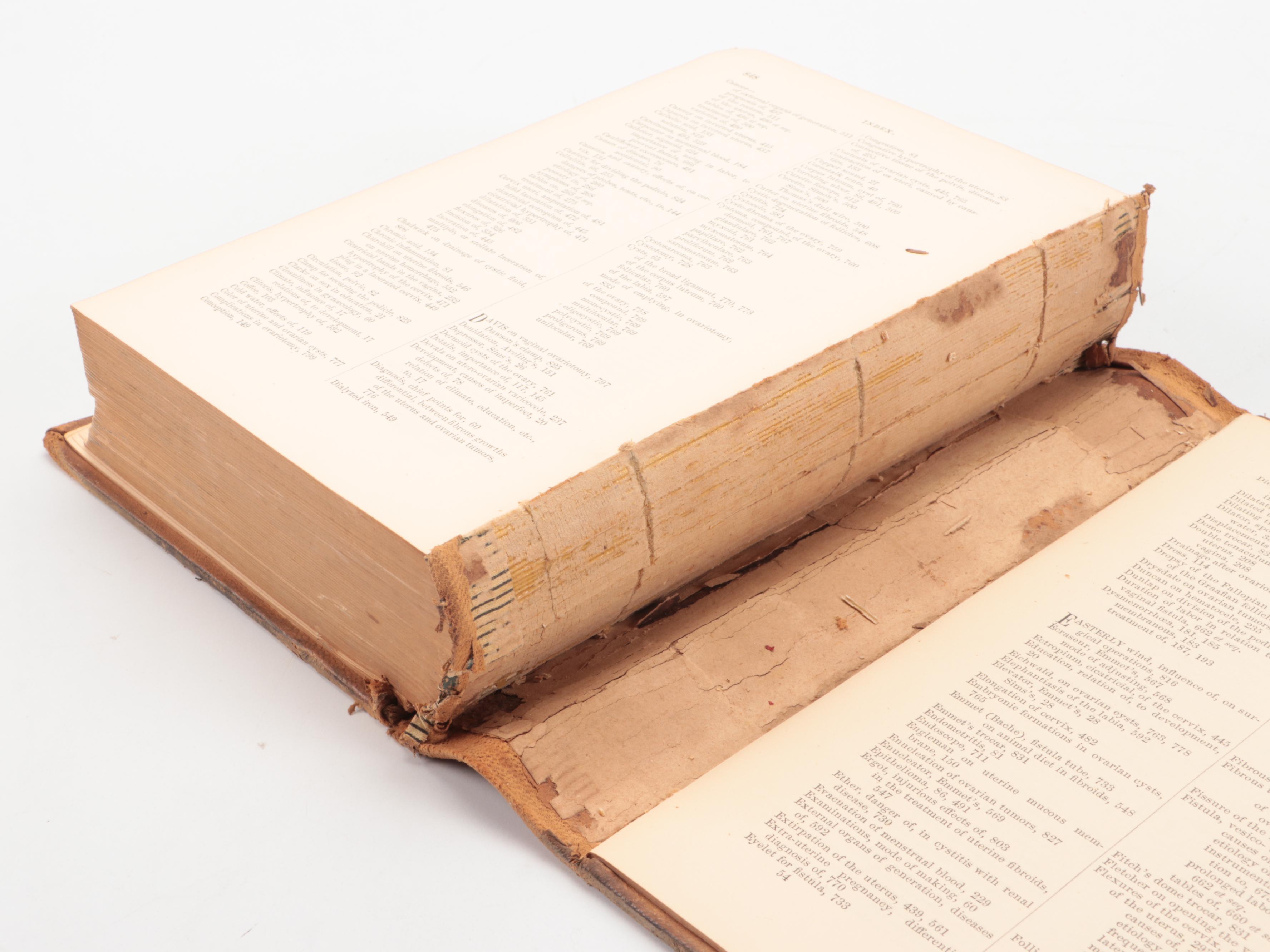 "The Principles and Practice of Gynæcology" by Thomas Addis Emmet, 1879