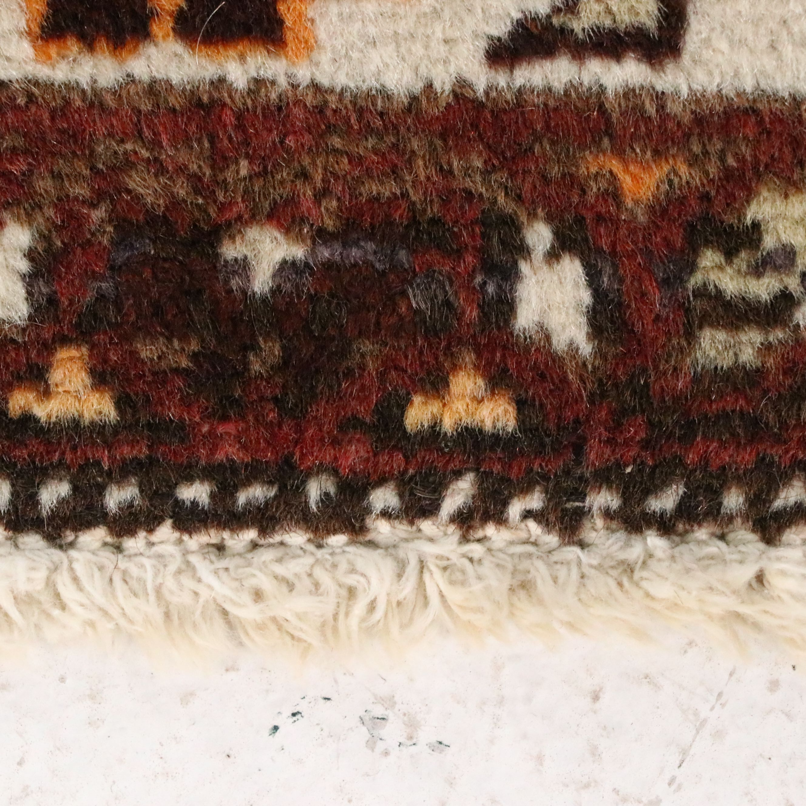 4'3 x 6'9 Hand-Knotted Persian Hamadan Area Rug