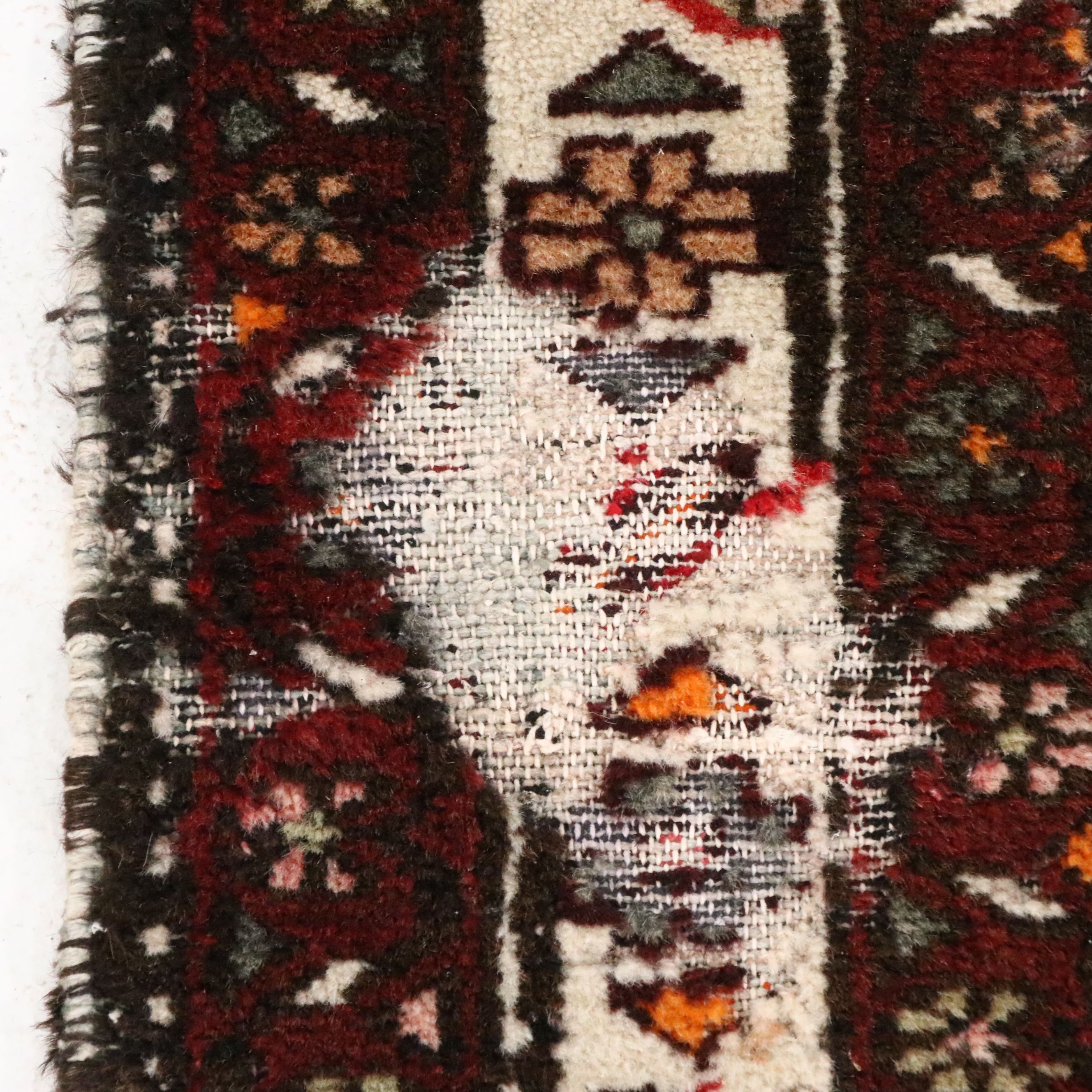 4'3 x 6'9 Hand-Knotted Persian Hamadan Area Rug