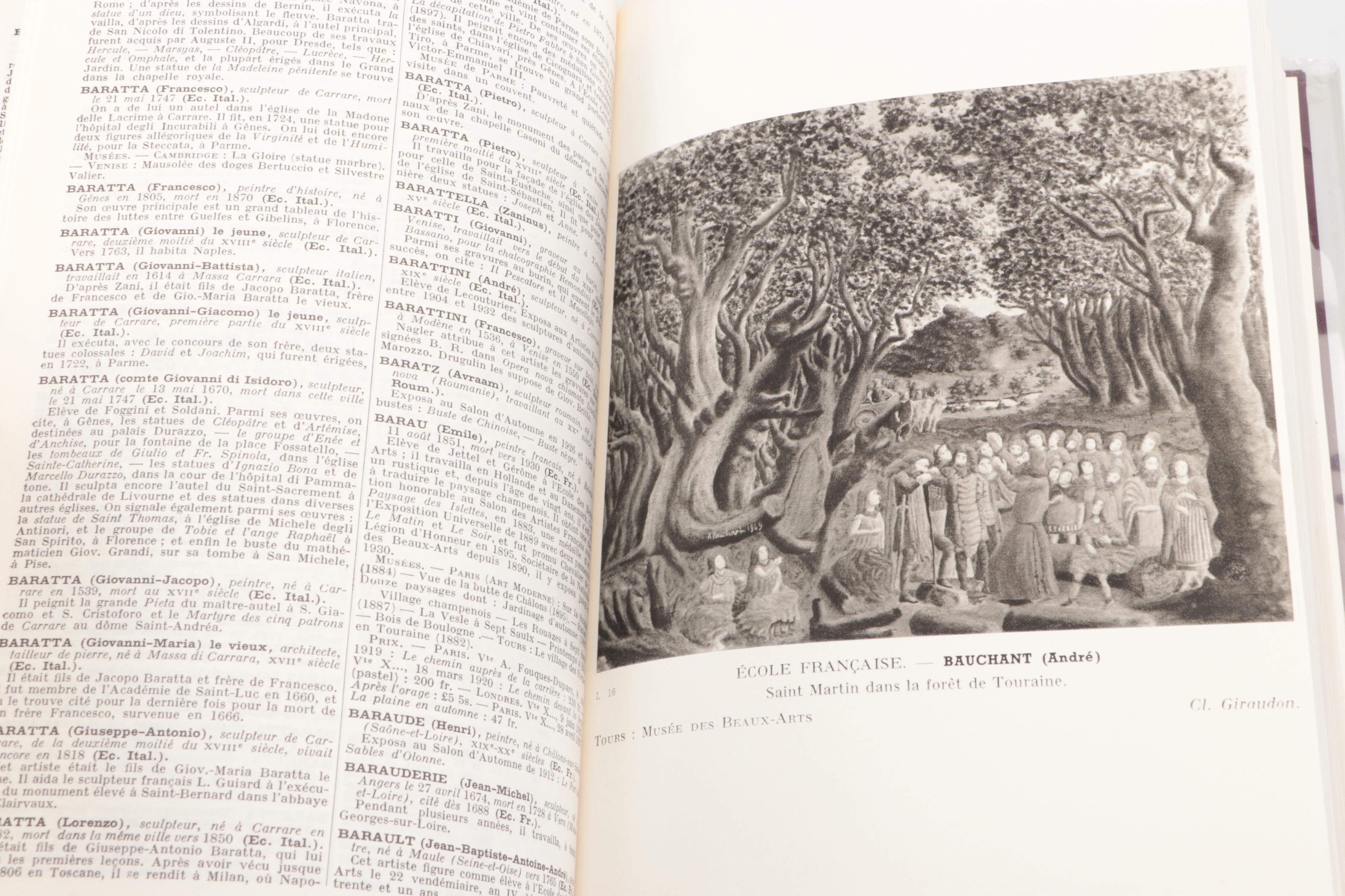 French "Dictionnaire Critique et Documentaire" Complete Set by Emmanuel Bénézit