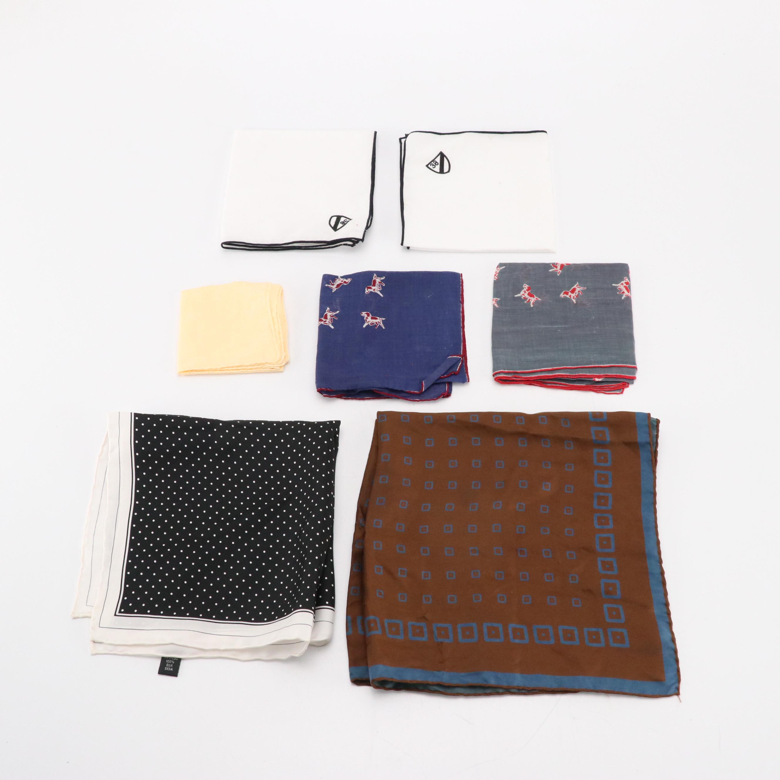 Cole Haan Silk Neckties, Trafalgar Suspenders and Other Pocket Squares