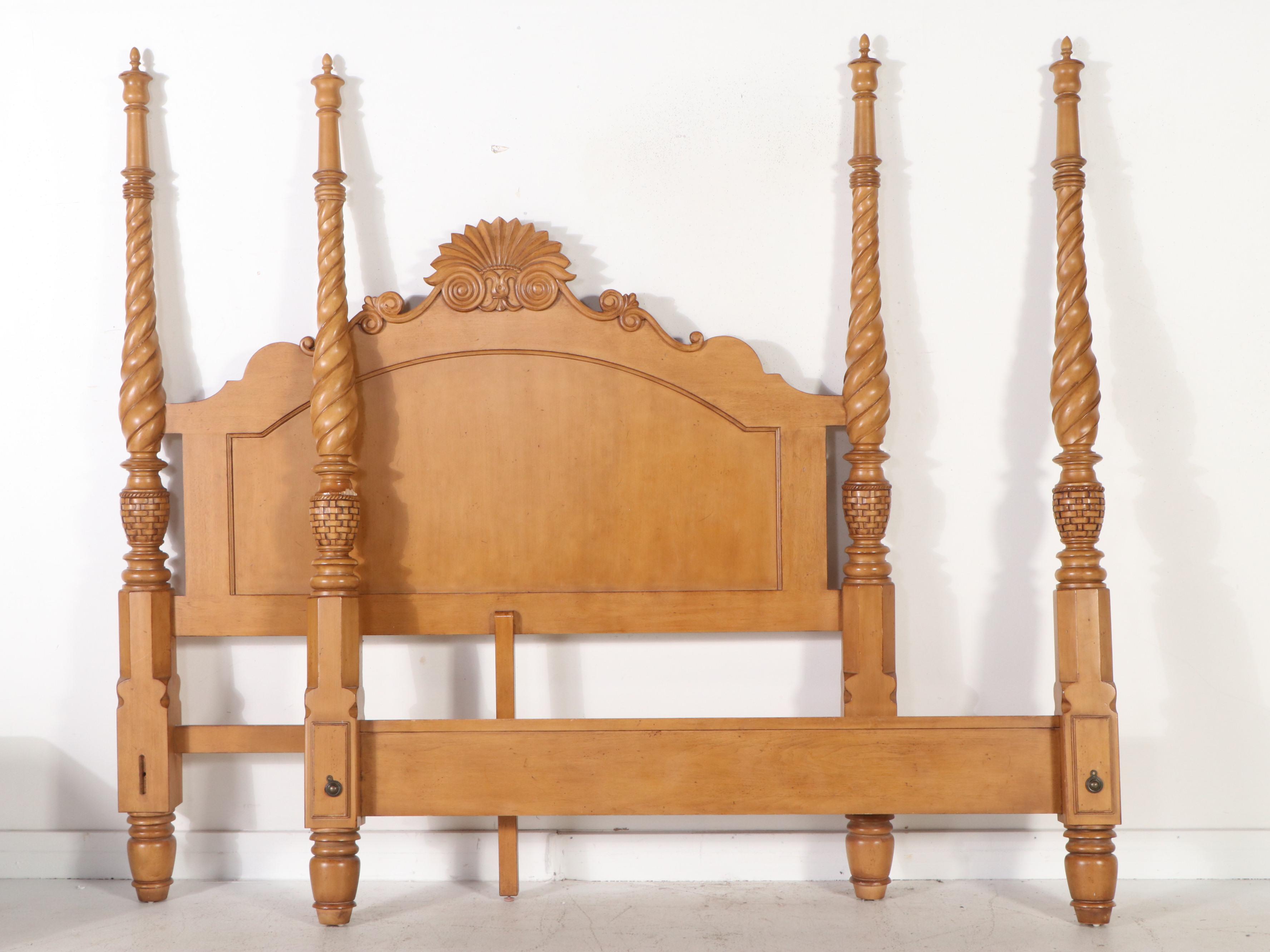 Nautica by Lexington Bed Frame with Nightstand