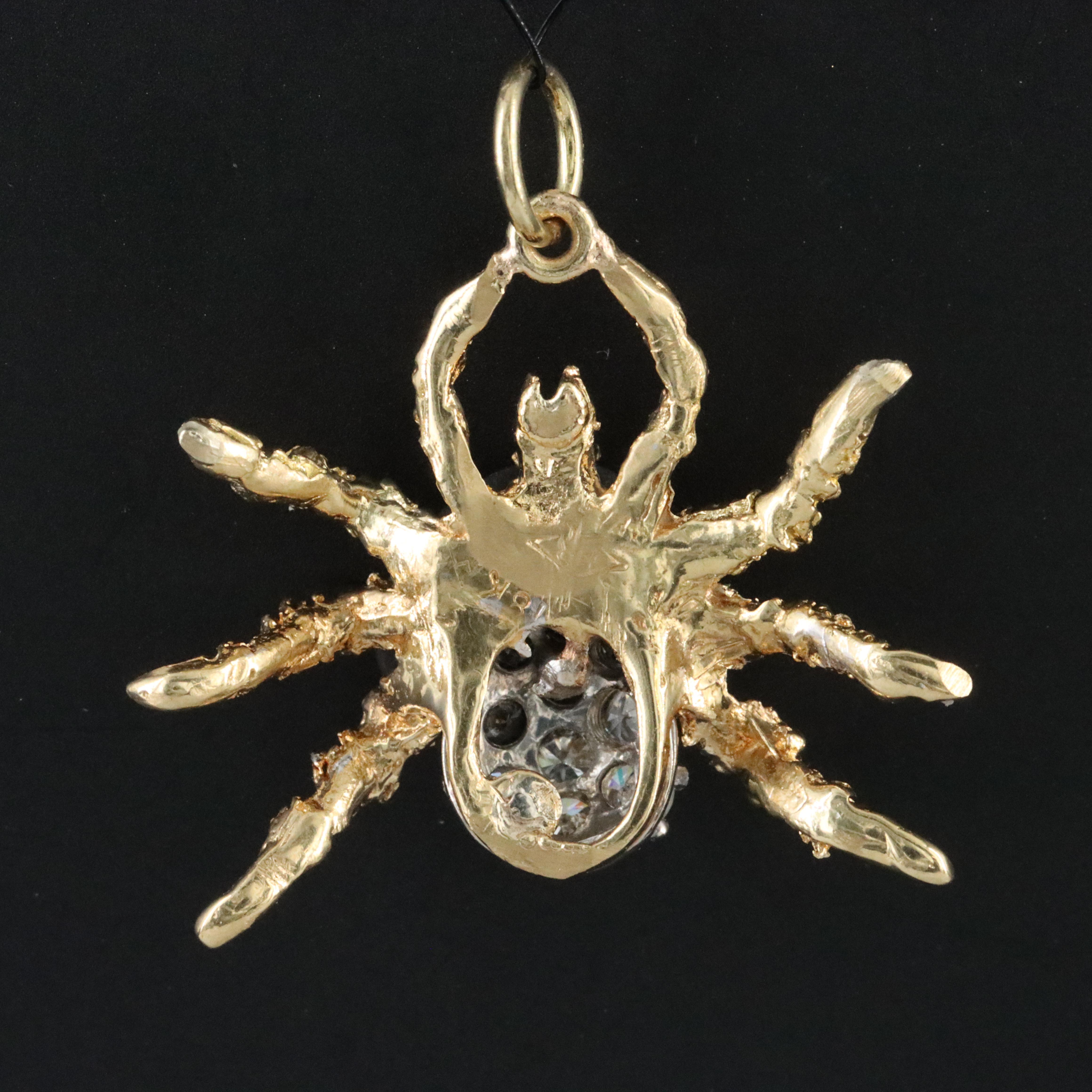 18K 0.54 CTW Diamond Spider Pendant