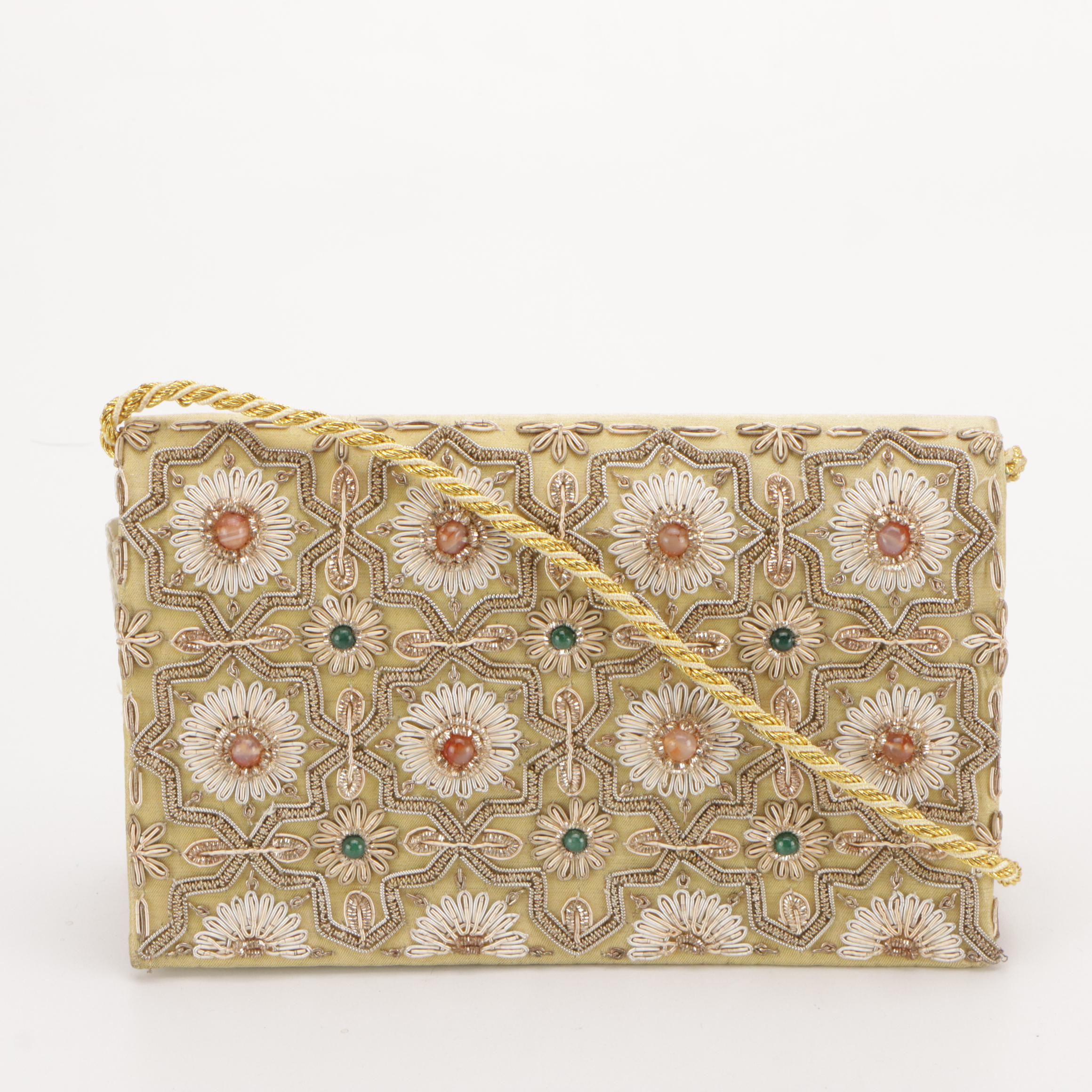 La Regale Red Teardrop Beaded Crossbody with Other Beaded Convertible Clutches