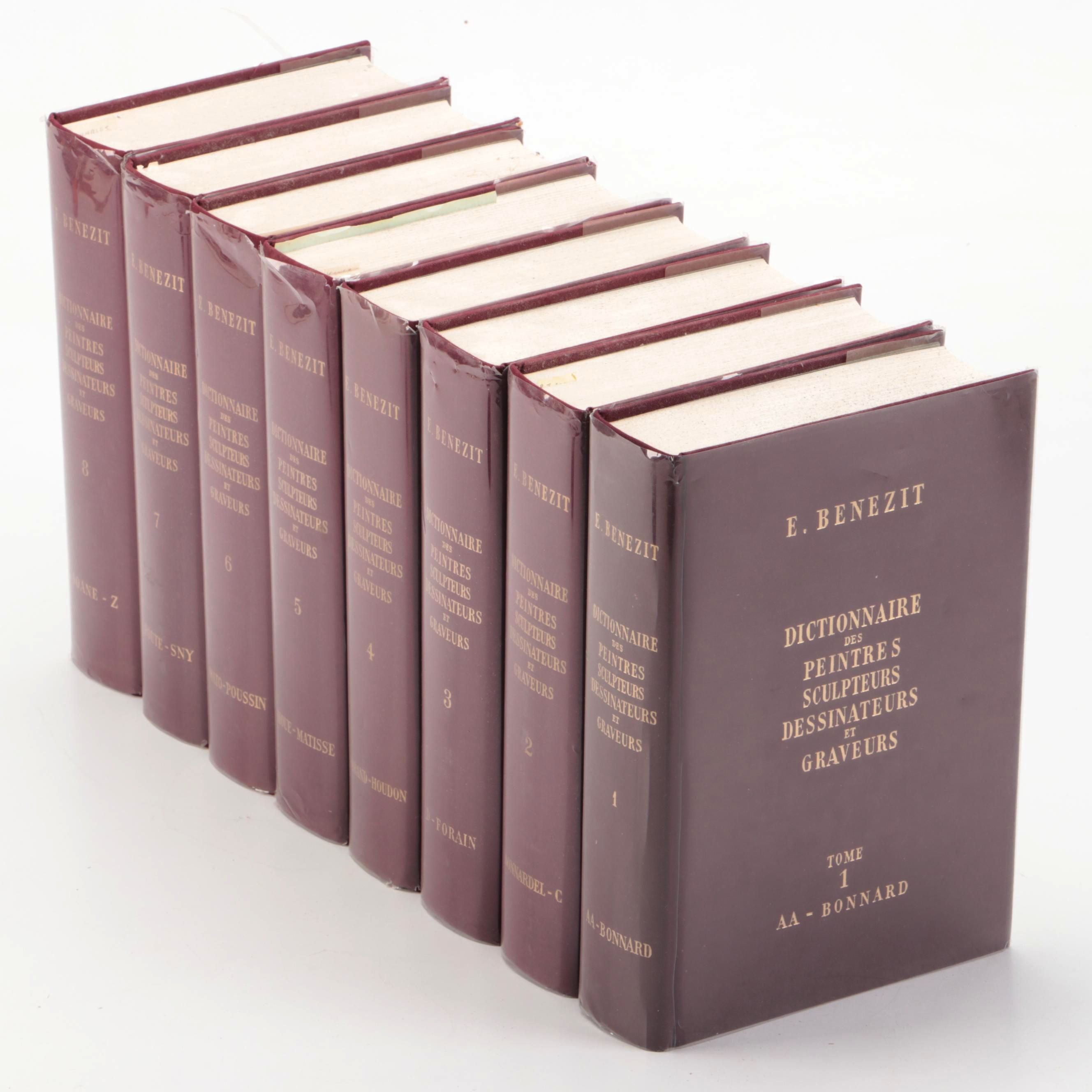 French "Dictionnaire Critique et Documentaire" Complete Set by Emmanuel Bénézit