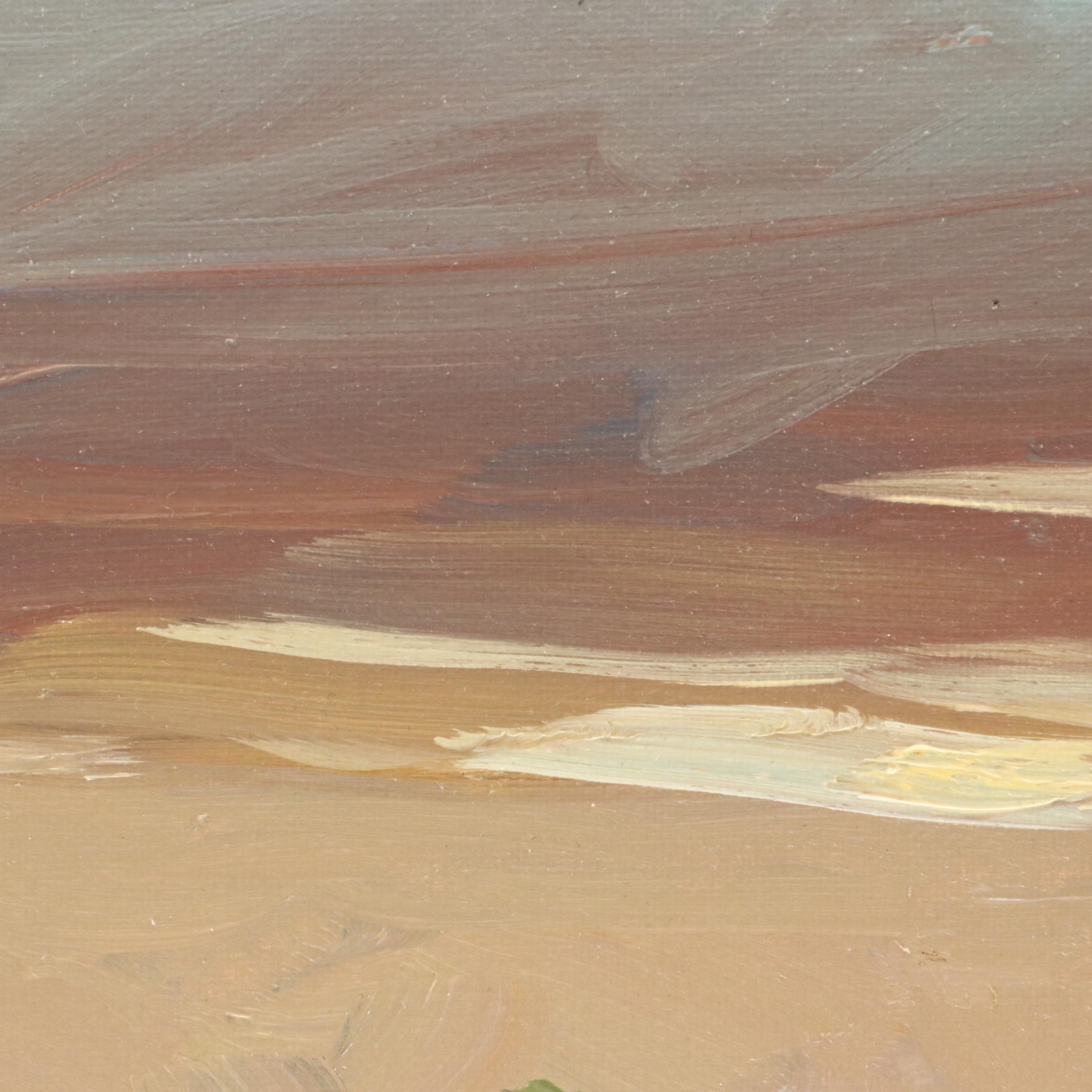 William Hawkins Sunset Landscape Oil Painting, 2025