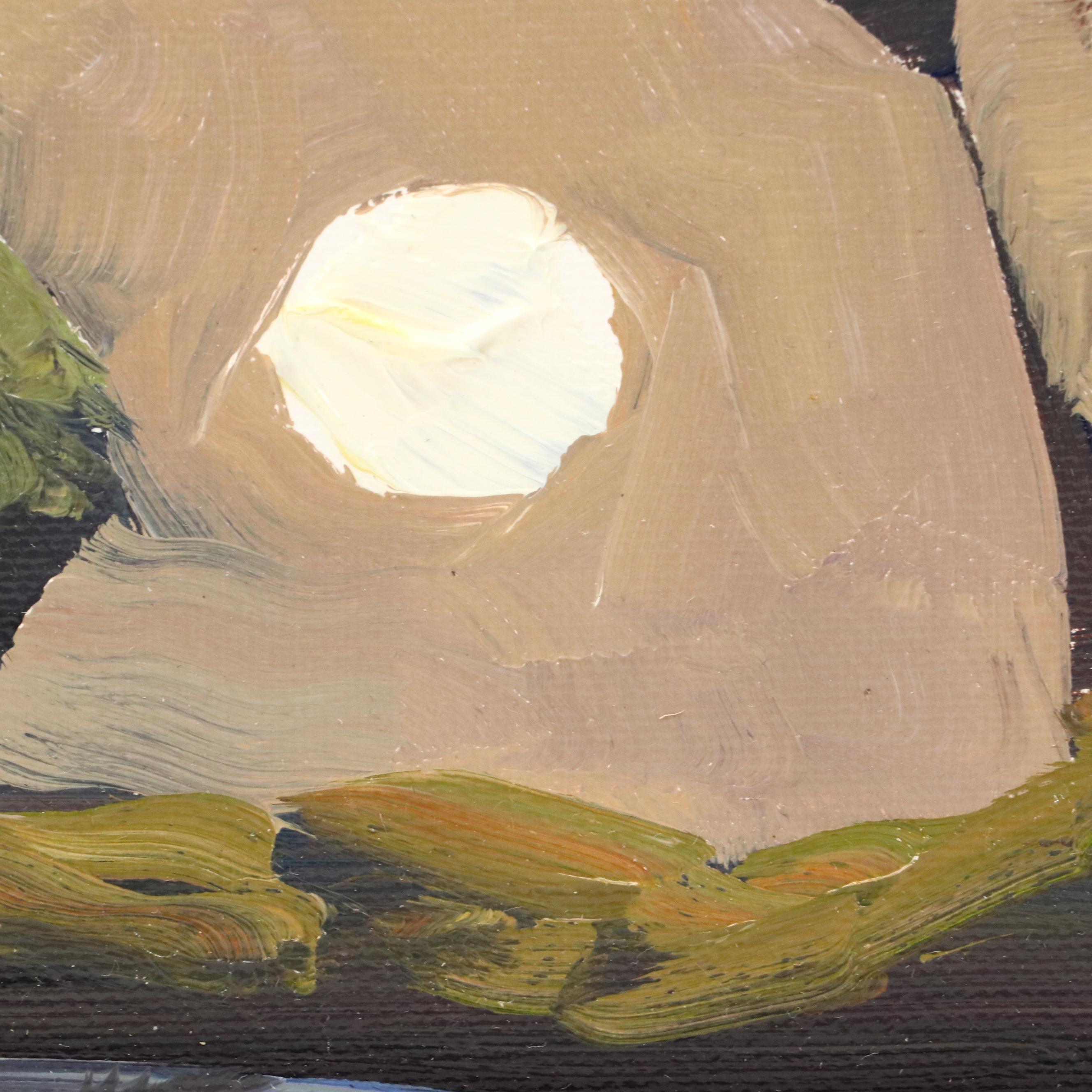 William Hawkins Sunset Landscape Oil Painting, 2025