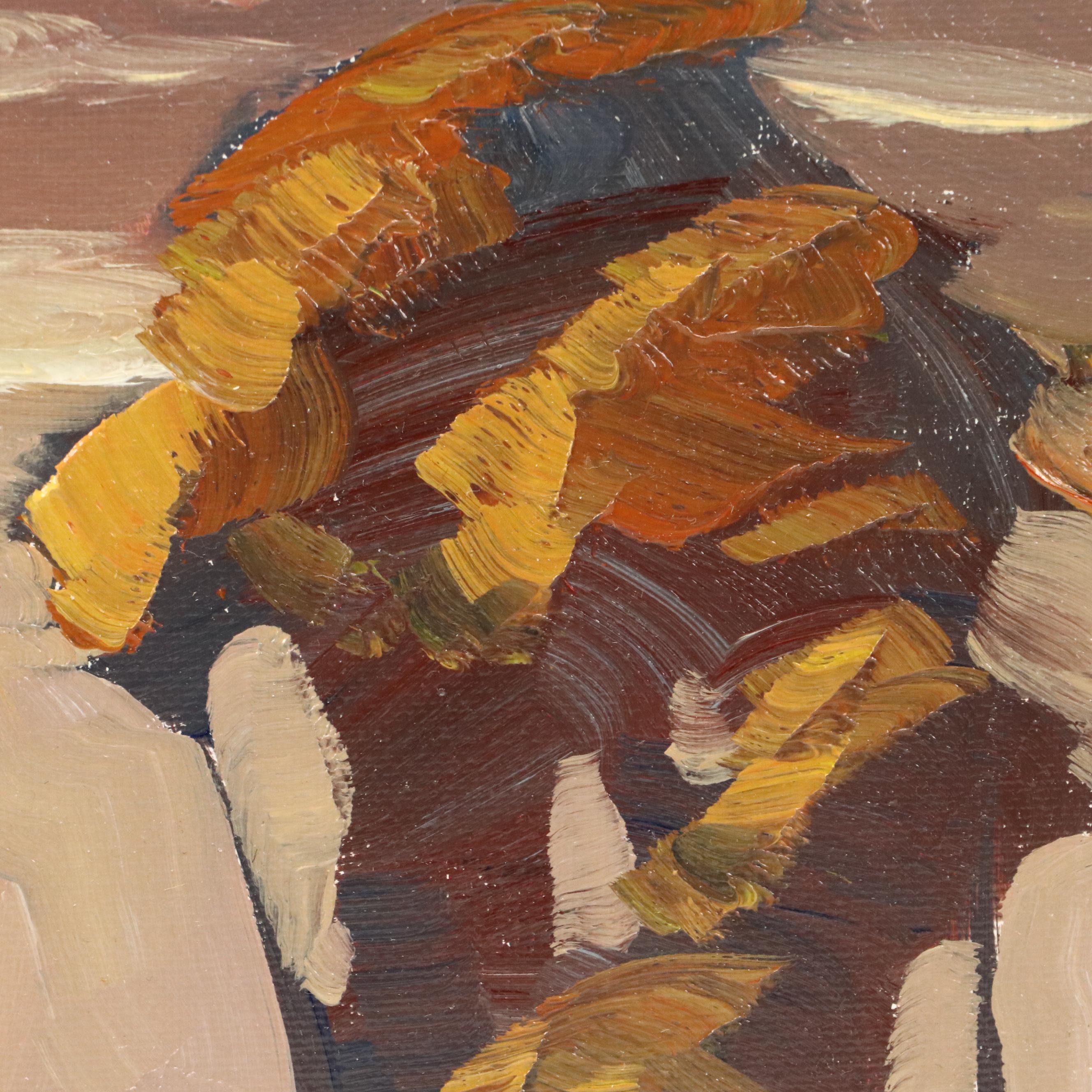 William Hawkins Sunset Landscape Oil Painting, 2025