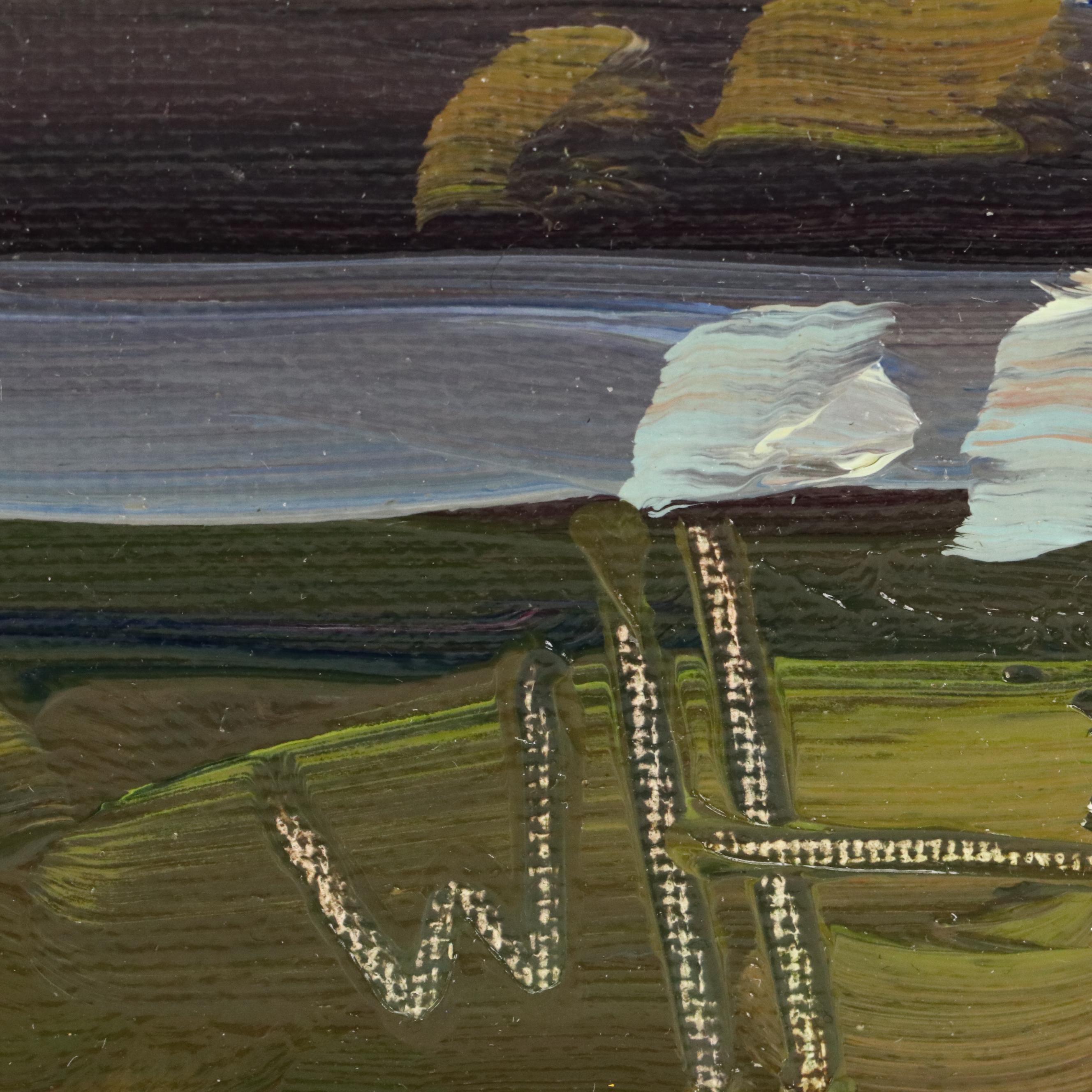 William Hawkins Sunset Landscape Oil Painting, 2025