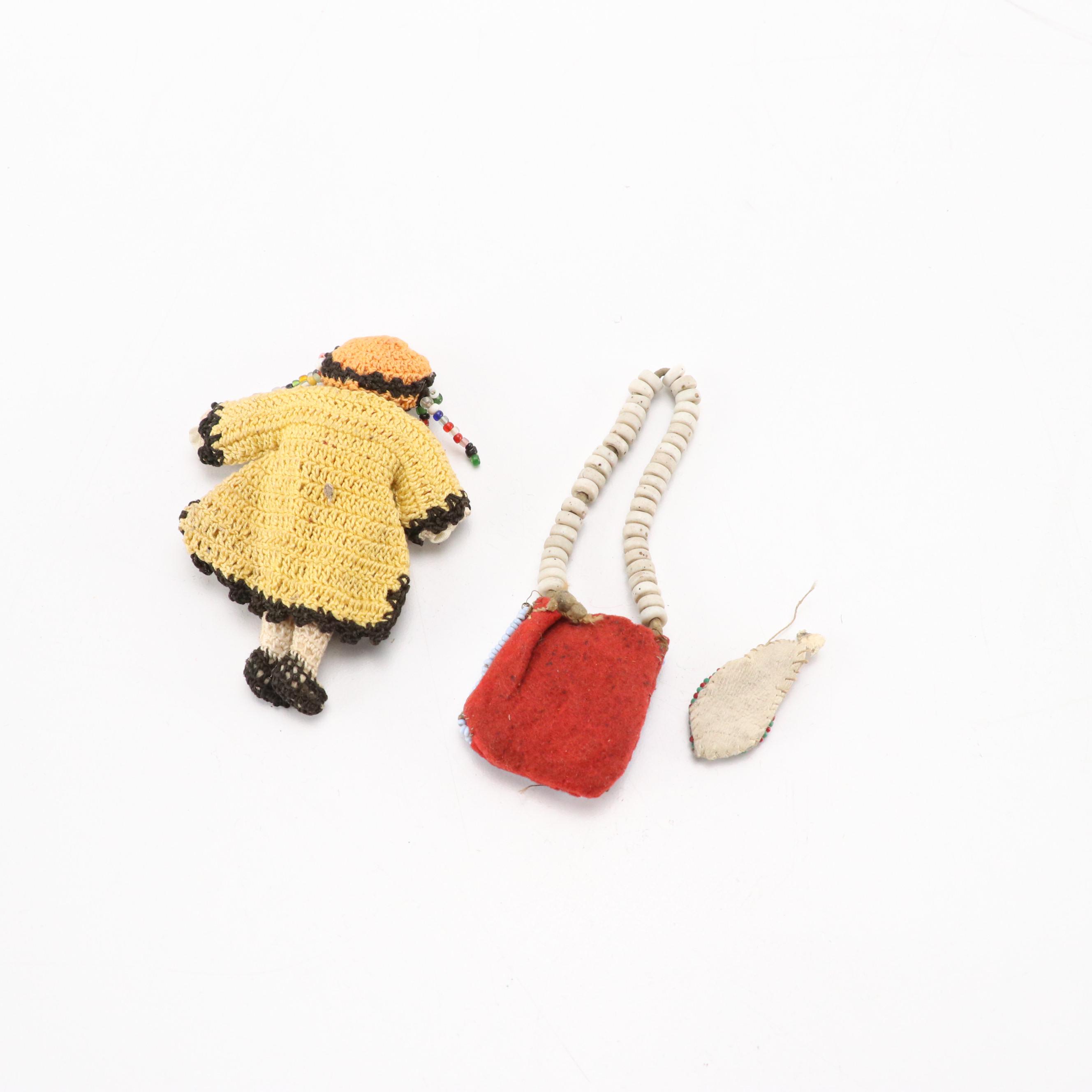 Walborg Glass Bead Bag, French Microbead/Petit Point Purse, and More