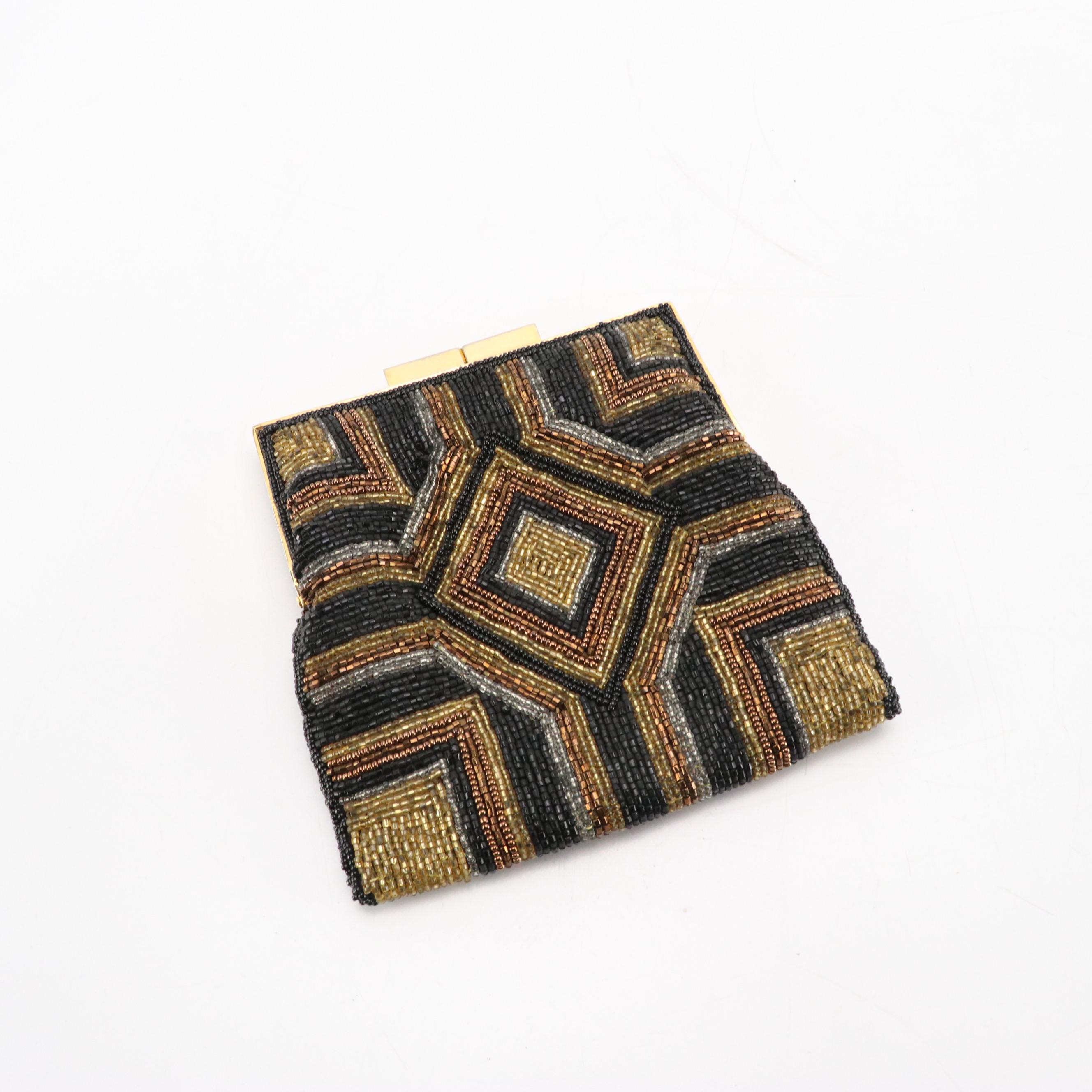 Walborg Glass Bead Bag, French Microbead/Petit Point Purse, and More