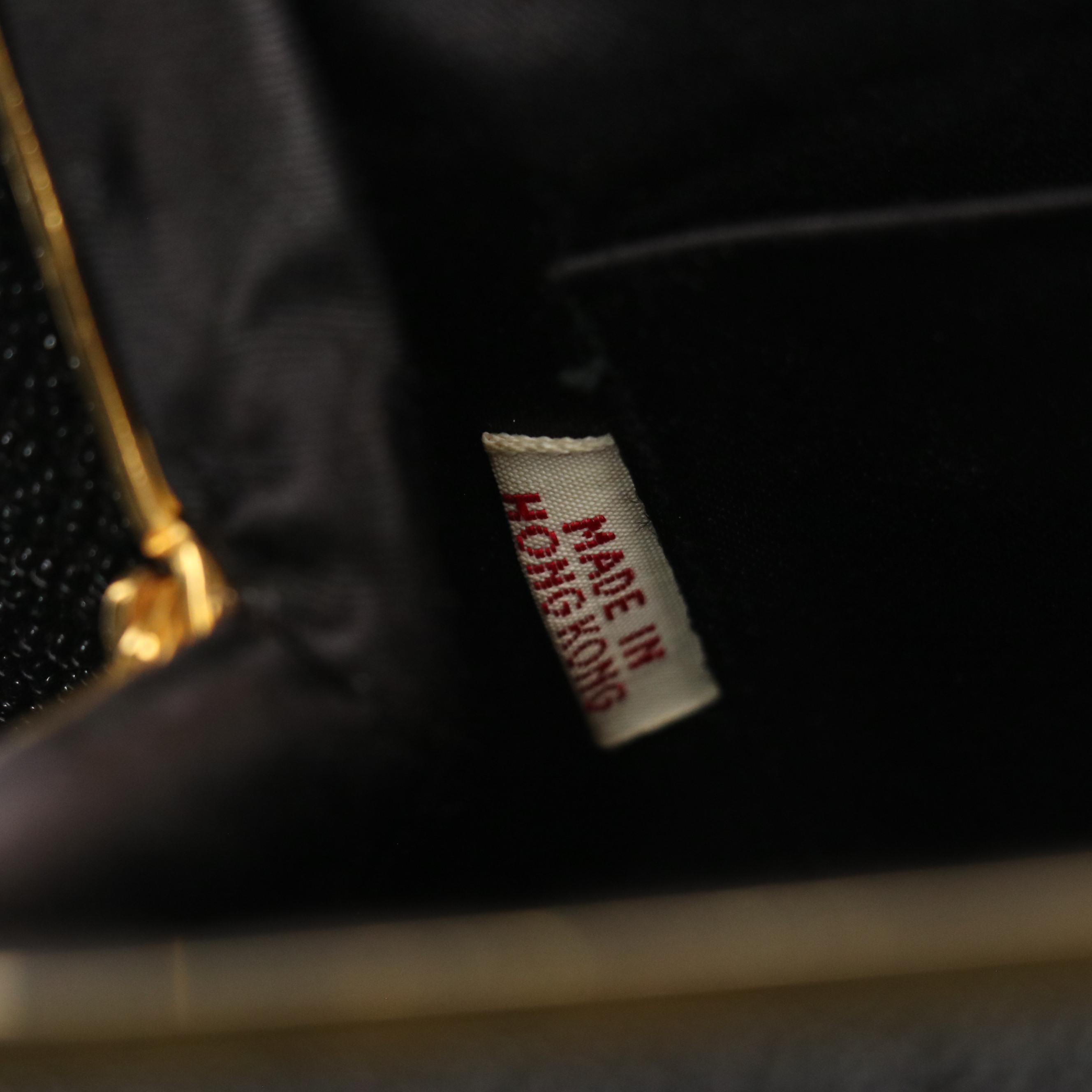 Walborg Glass Bead Bag, French Microbead/Petit Point Purse, and More