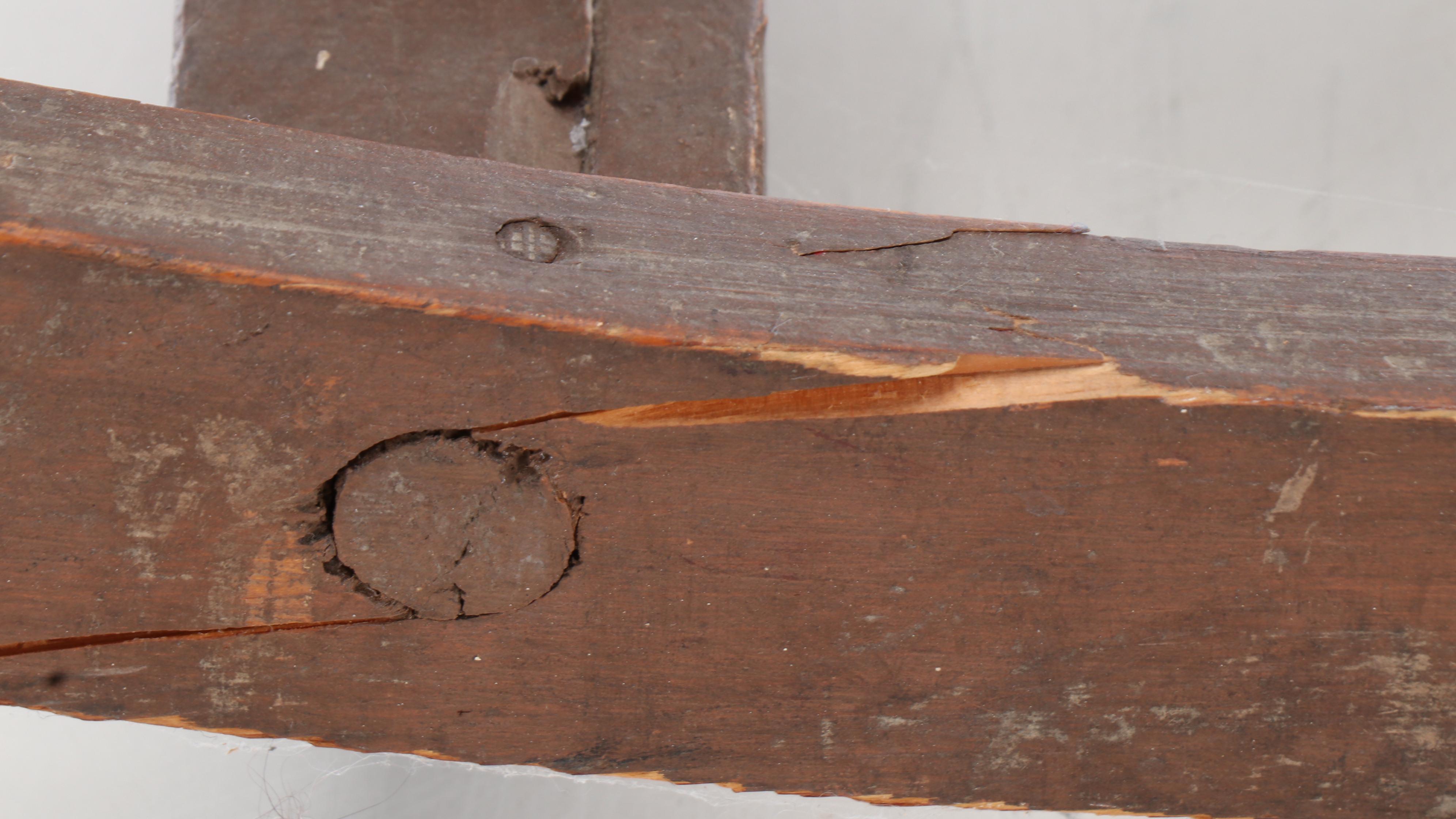 Primitive Style Polychrome Wood Rocking Horse, 20th Century