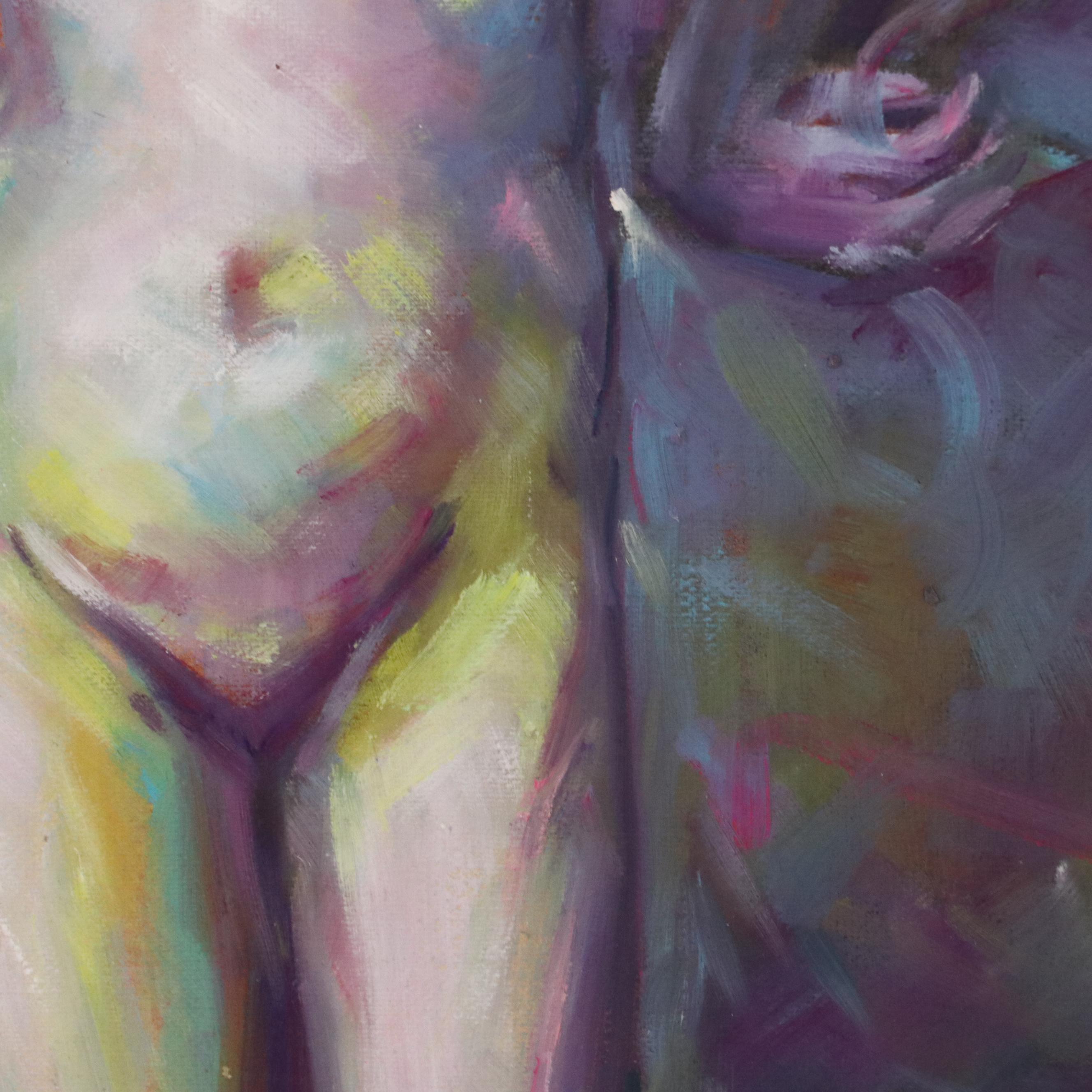 Impressionistic Style Oil Painting of Woman "Mystic Woman"