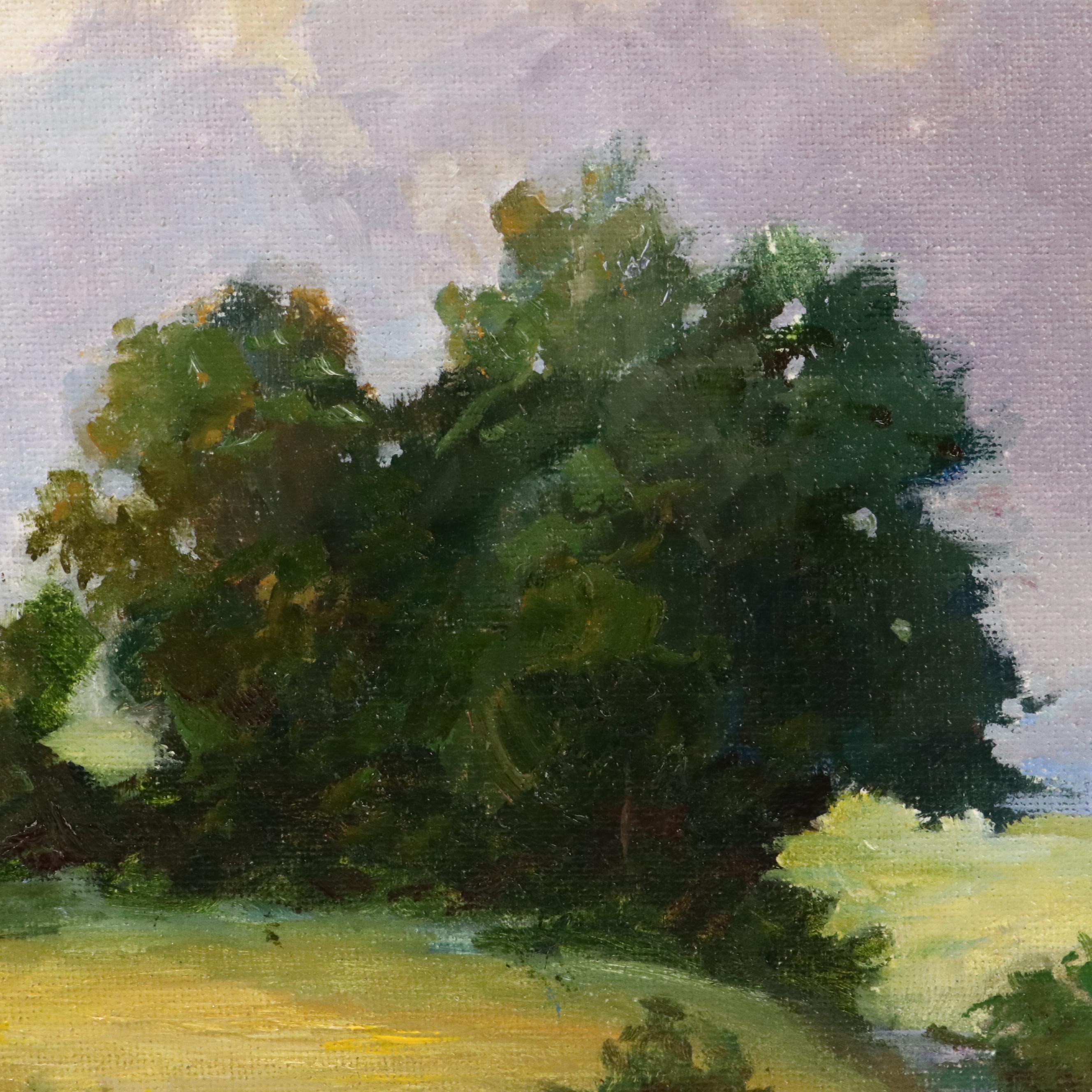 Nataliya Shlomenko Oil Painting "Landscape with a Mill," 2025