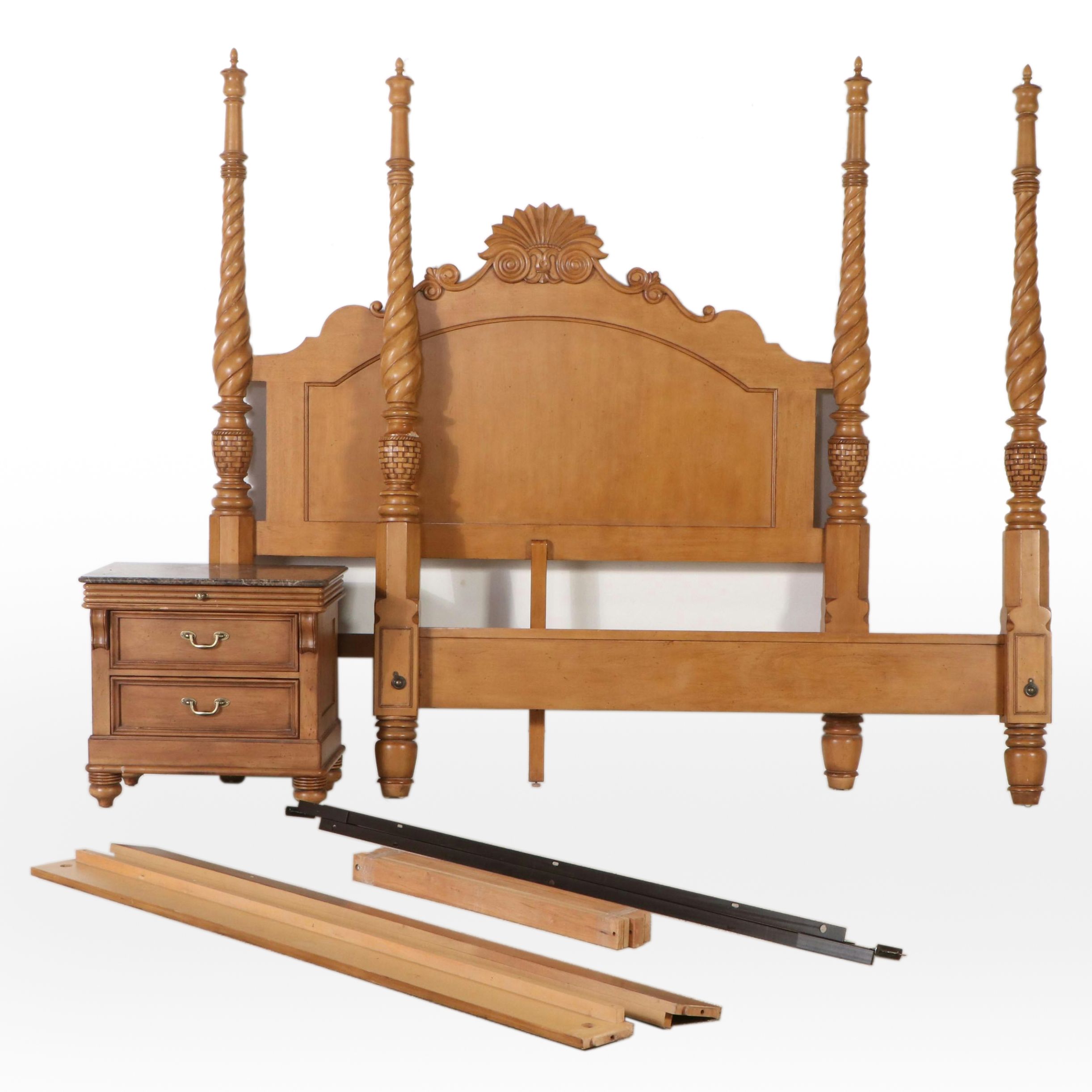 Nautica by Lexington Bed Frame with Nightstand