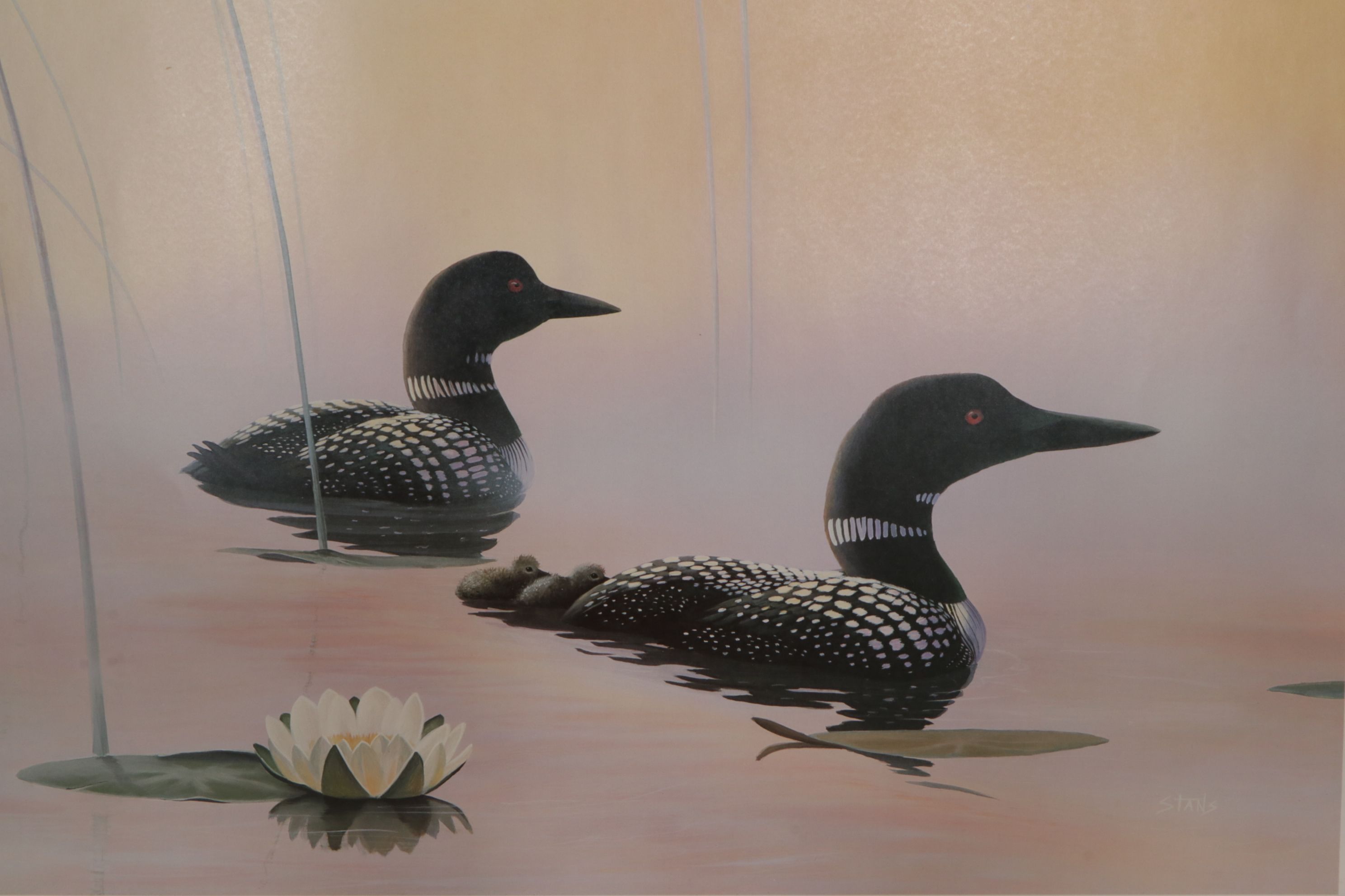 Leo Stans "United States Wildlife Heritage Collection", Four Offset Lithographs