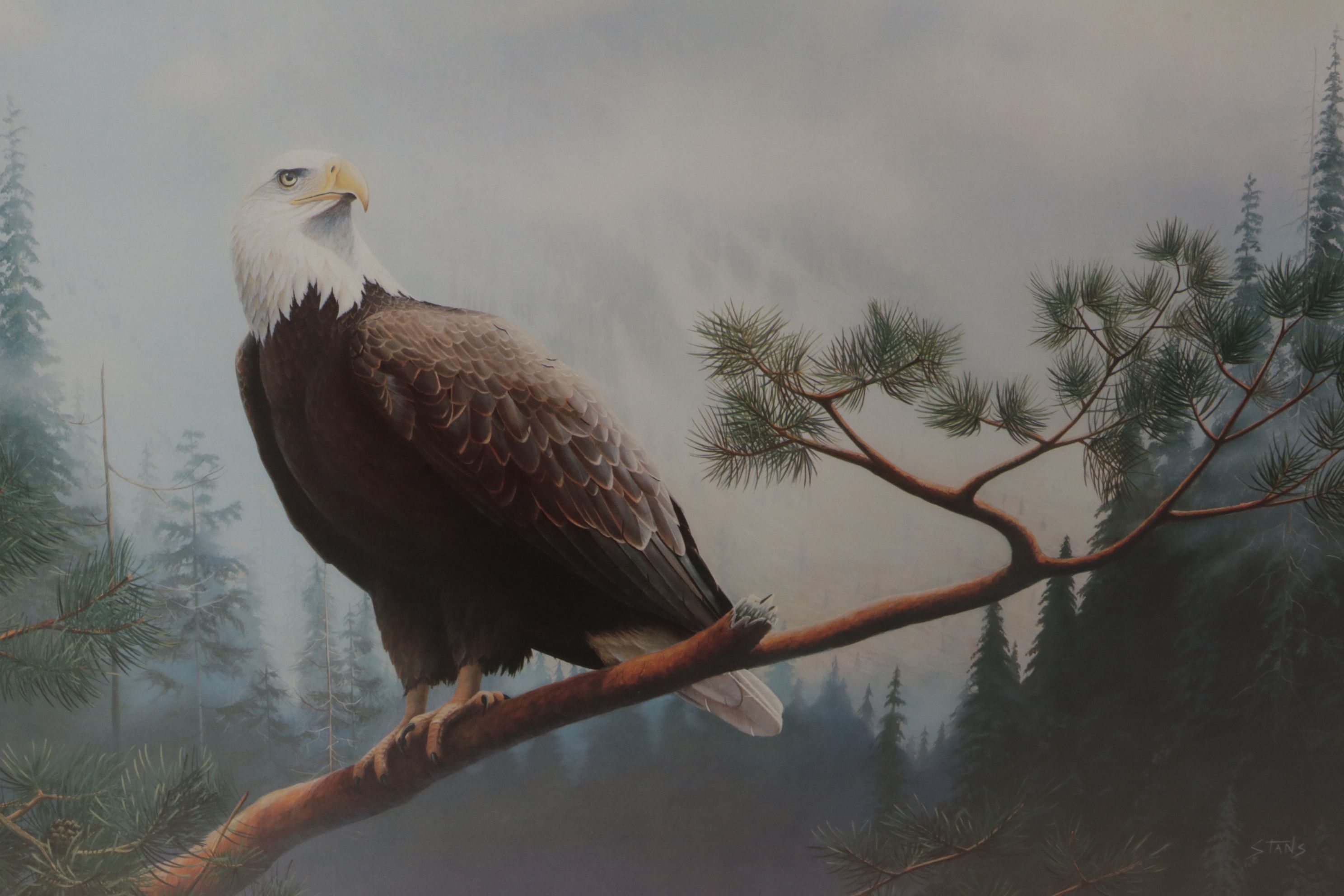 Leo Stans "United States Wildlife Heritage Collection", Four Offset Lithographs