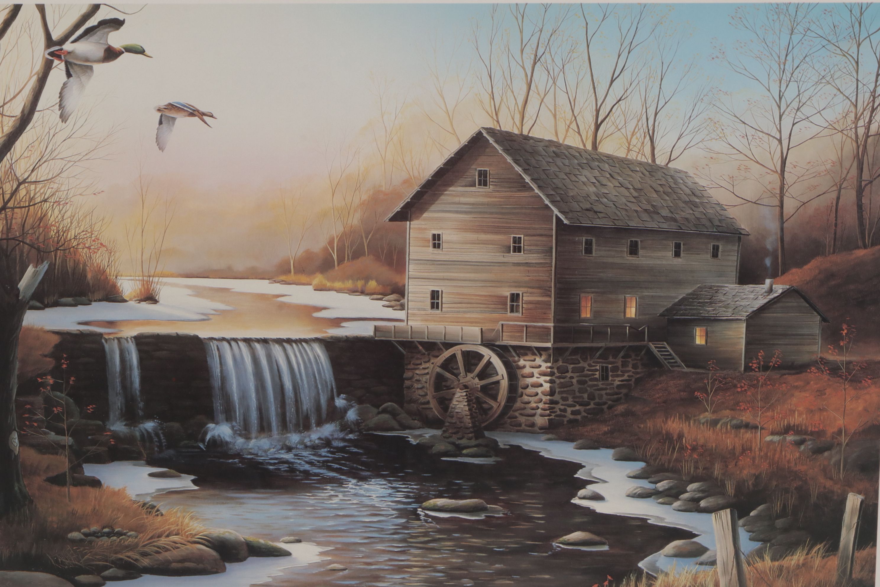 Leo Stans "United States Wildlife Heritage Collection", Four Offset Lithographs