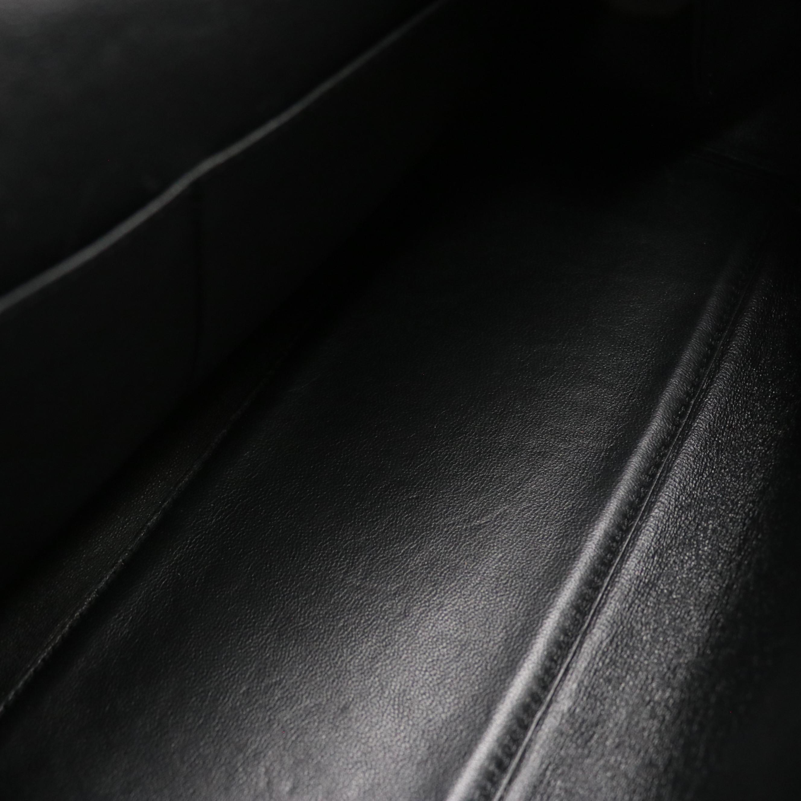 Céline Tricolored Calfskin Leather Edge Shoulder Bag