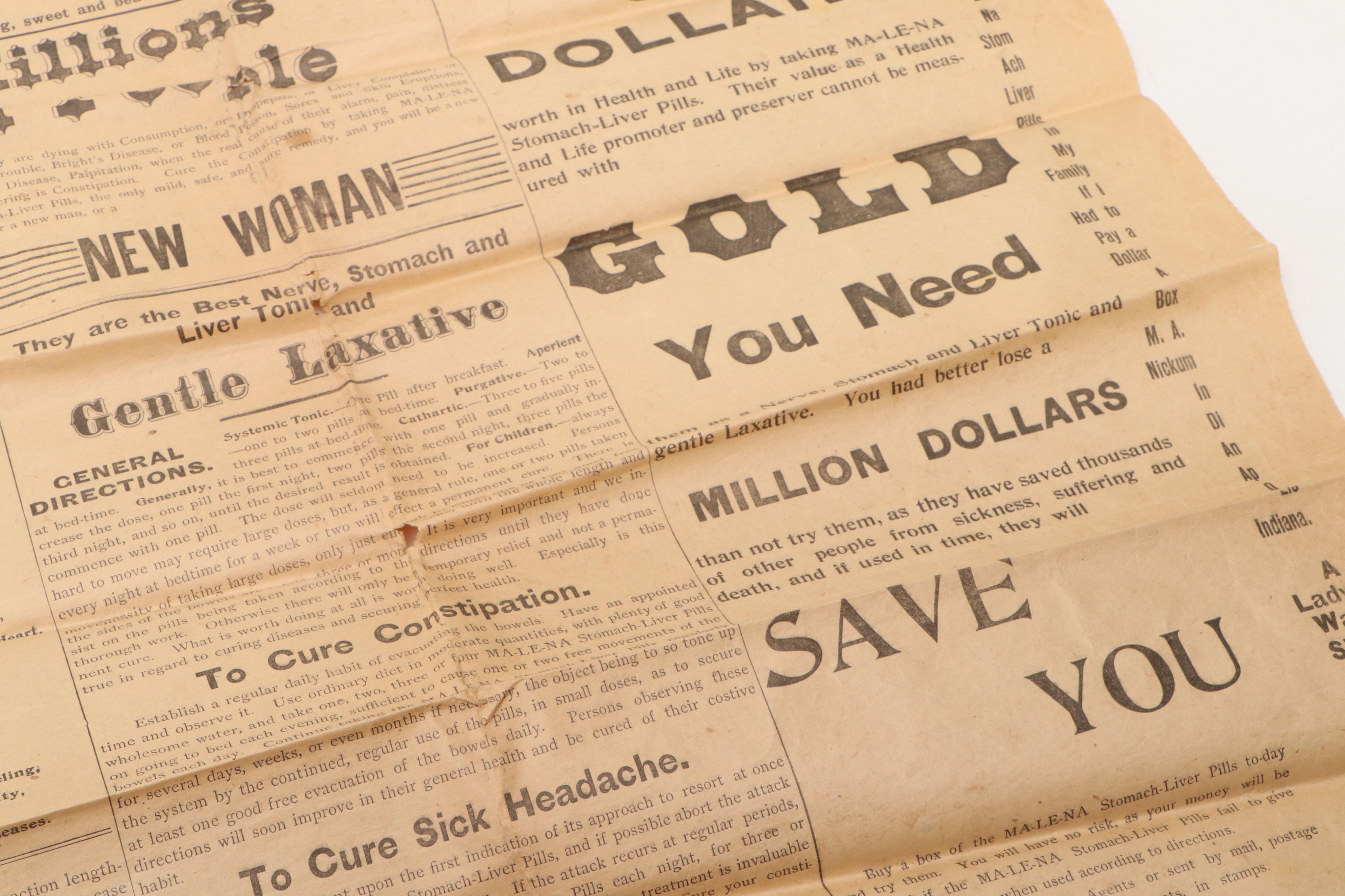 "The New York Herald" Newspaper Featuring Abraham Lincoln Assassination, 1865