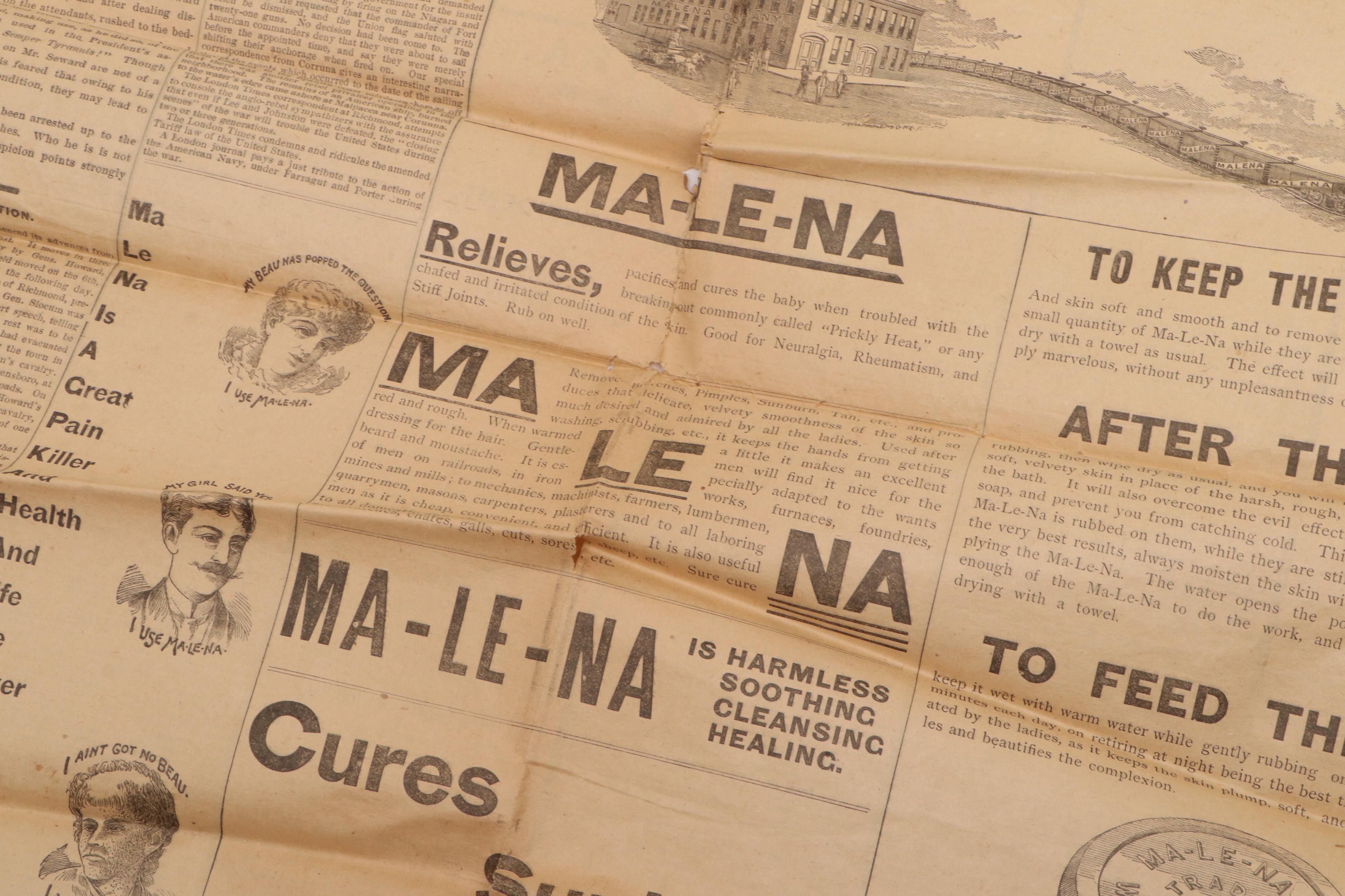 "The New York Herald" Newspaper Featuring Abraham Lincoln Assassination, 1865
