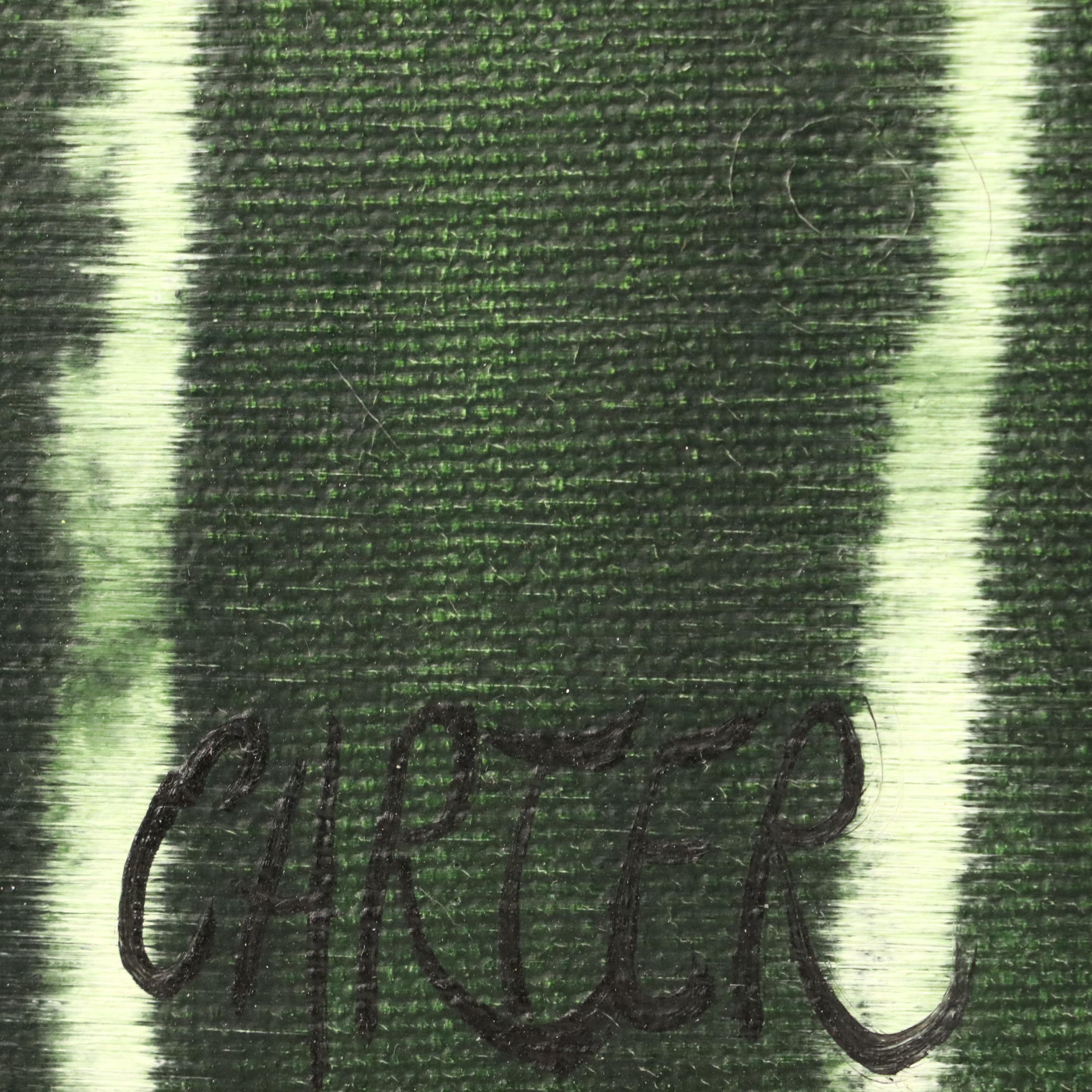 Large-Scale Mountainous Lake Landscape Oil Painting, Late 20th Century