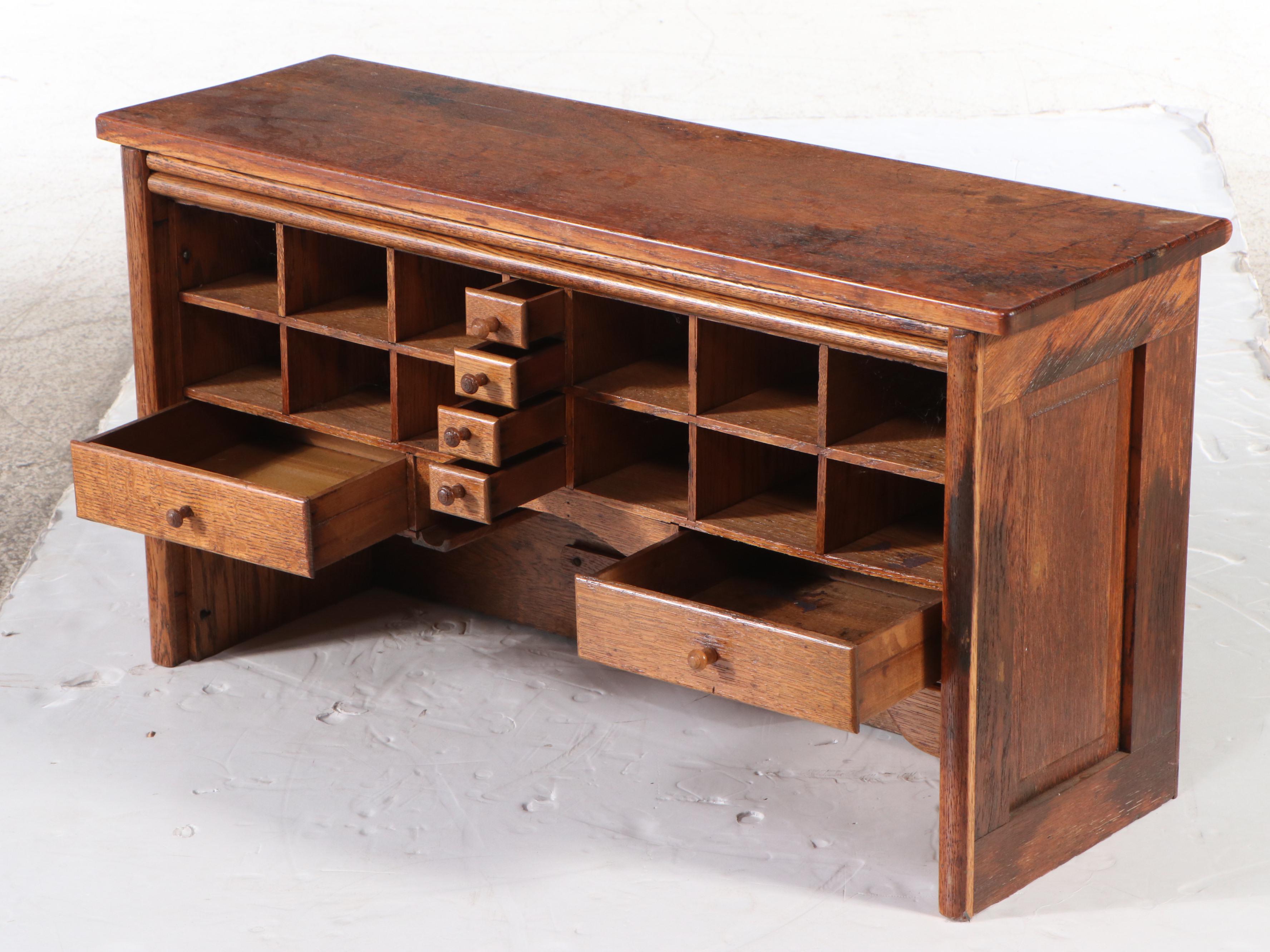 Oak Hutch, Late 19th to Early 20th Century