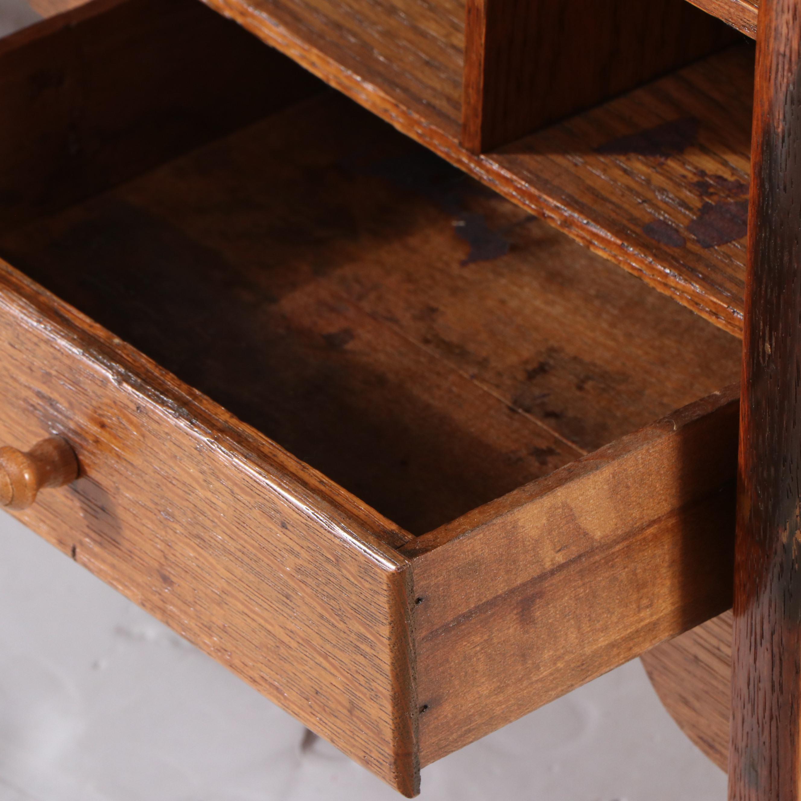 Oak Hutch, Late 19th to Early 20th Century