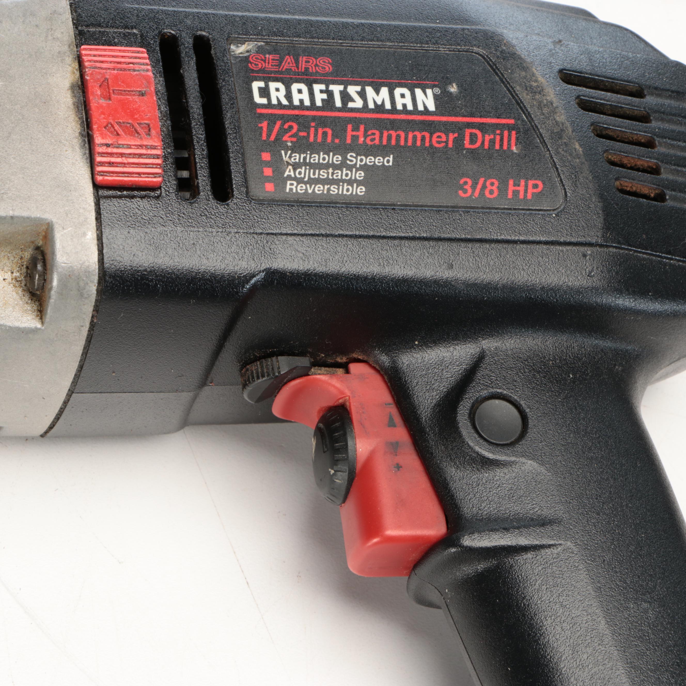 Craftsman Corded Drills and Scroller Saw