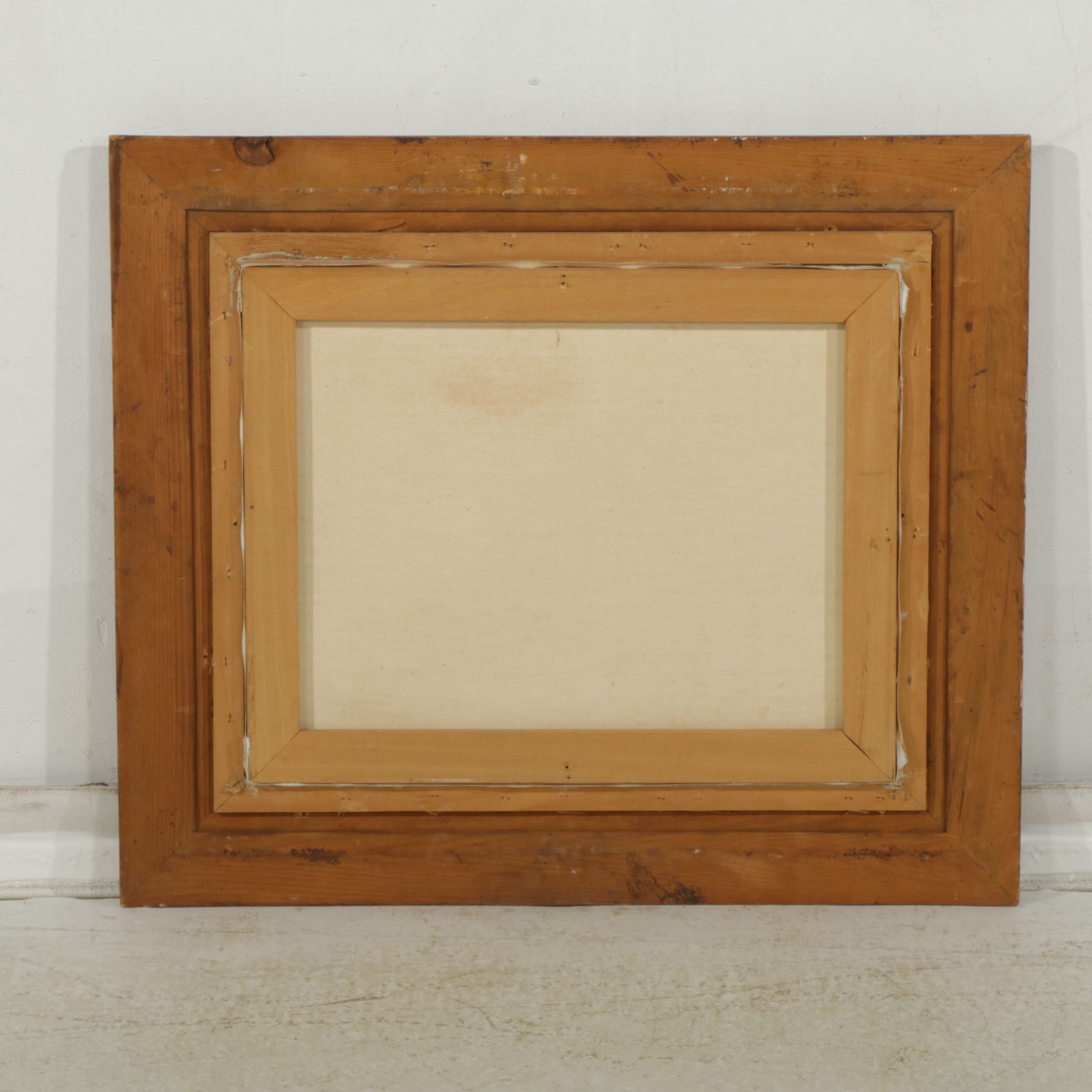 Serene Autumn Riverbed Landscape Oil Painting, Late 20th to Early 21st Century