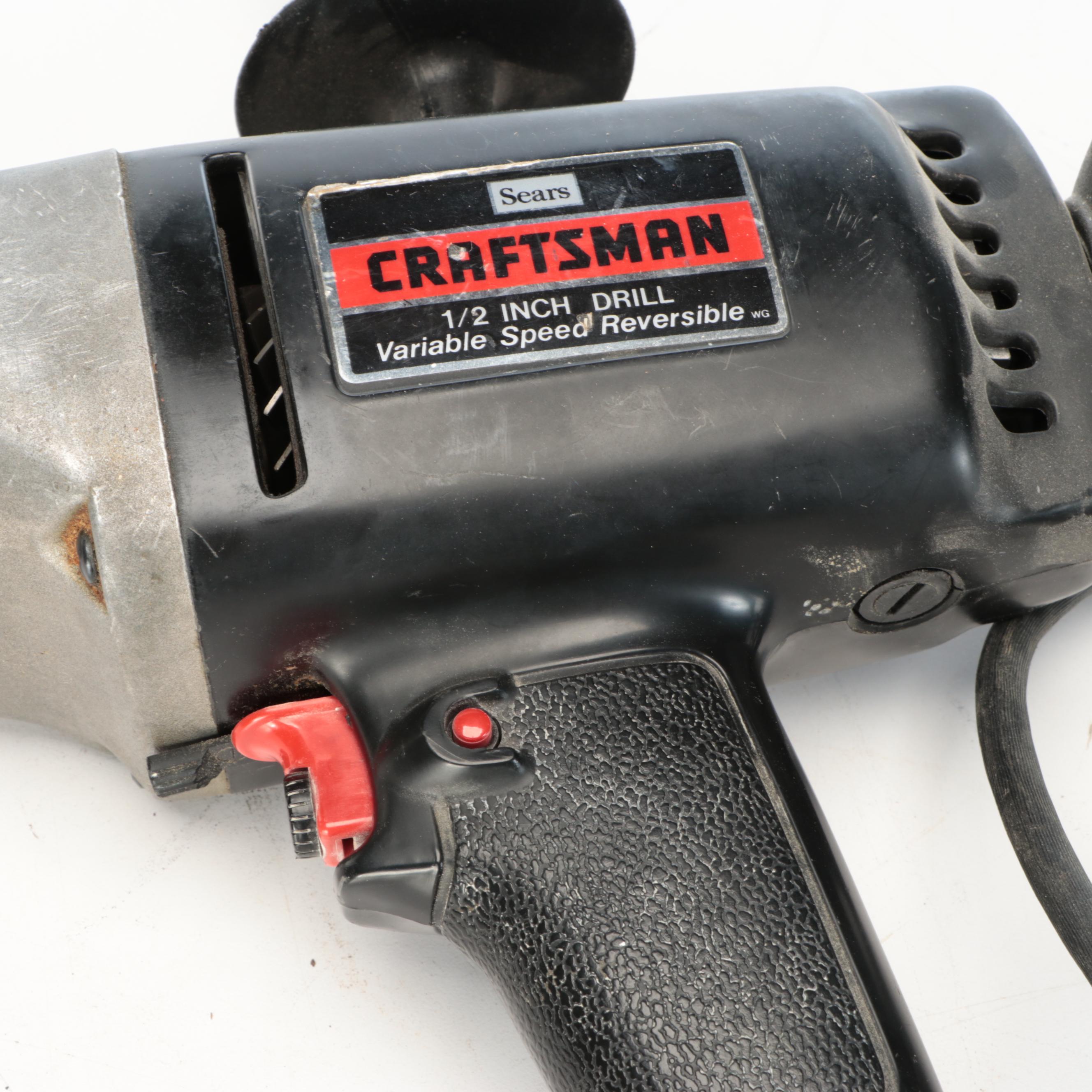 Craftsman Corded Drills and Scroller Saw