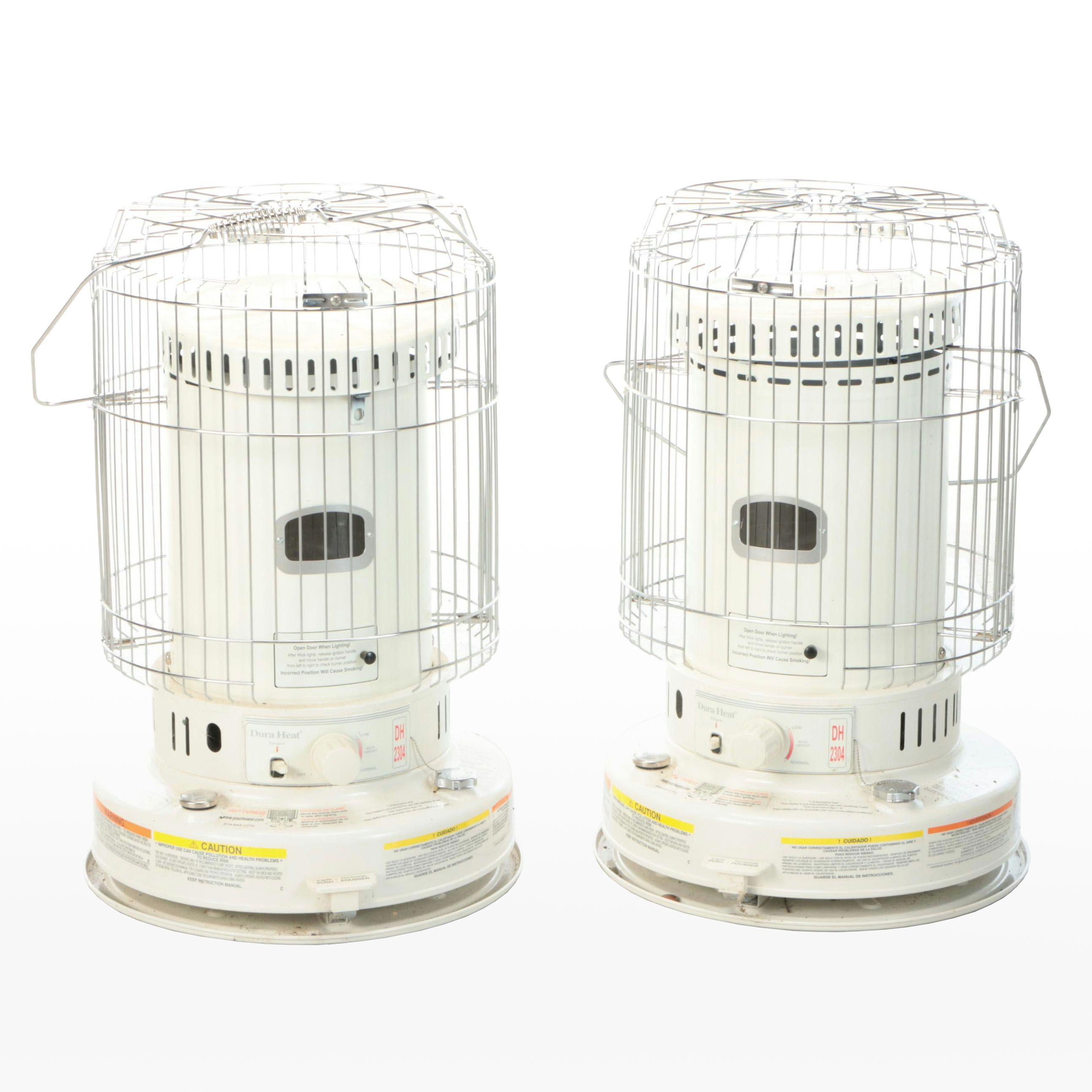 Two Dura Heat Metal Kerosene Heaters