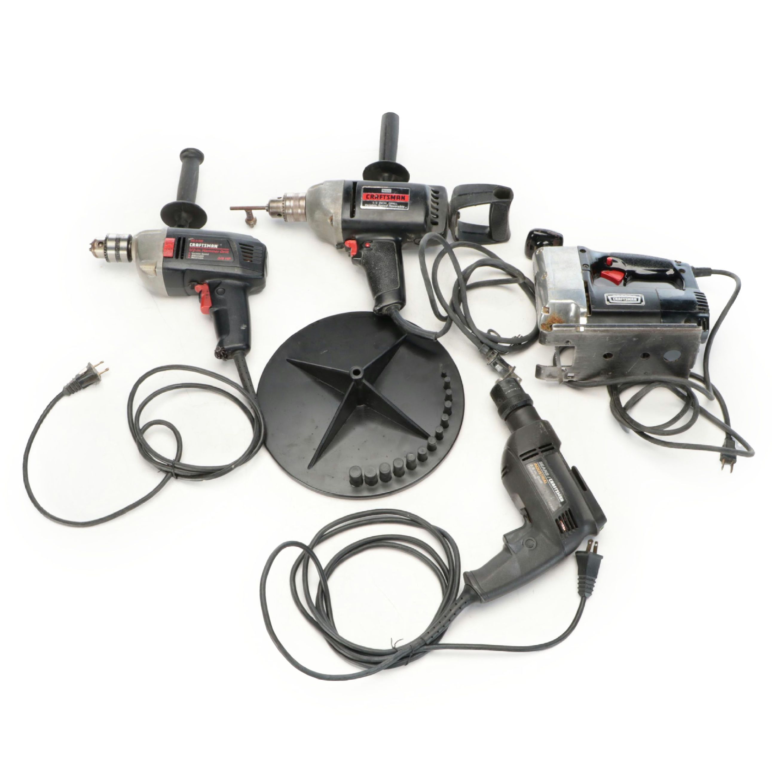 Craftsman Corded Drills and Scroller Saw