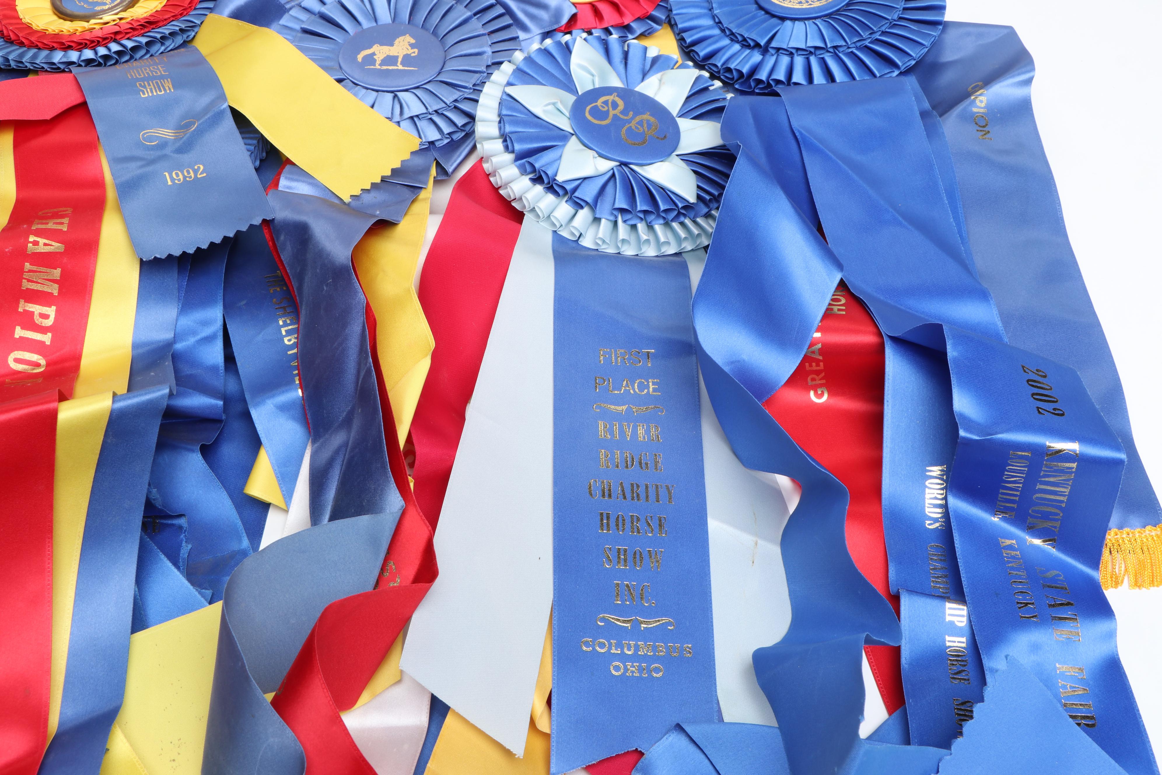 Tennessee and Kentucky Equestrian Award Ribbons