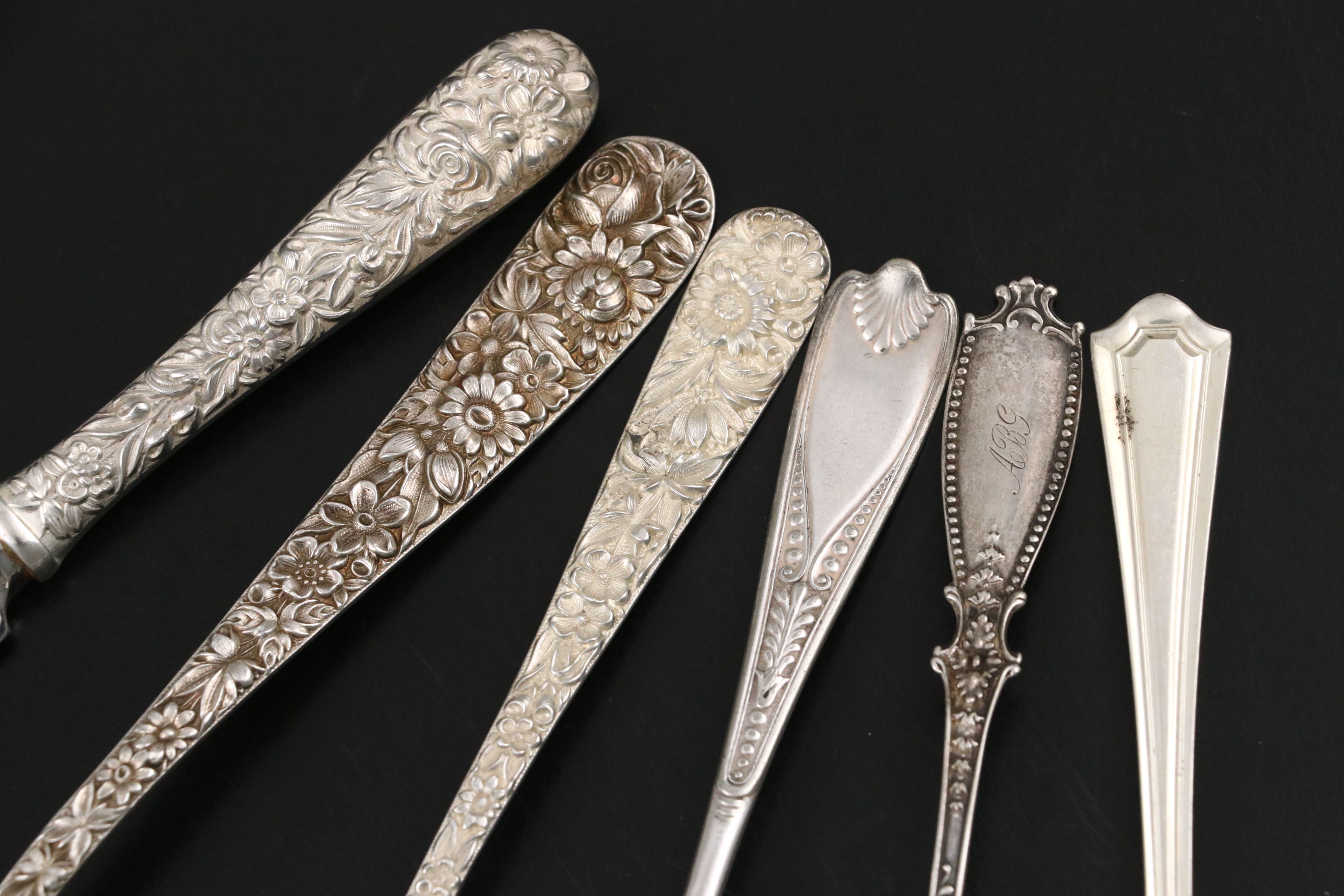 S. Kirk & Son "Repousse" with Gorham and Other Sterling Silver Flatware