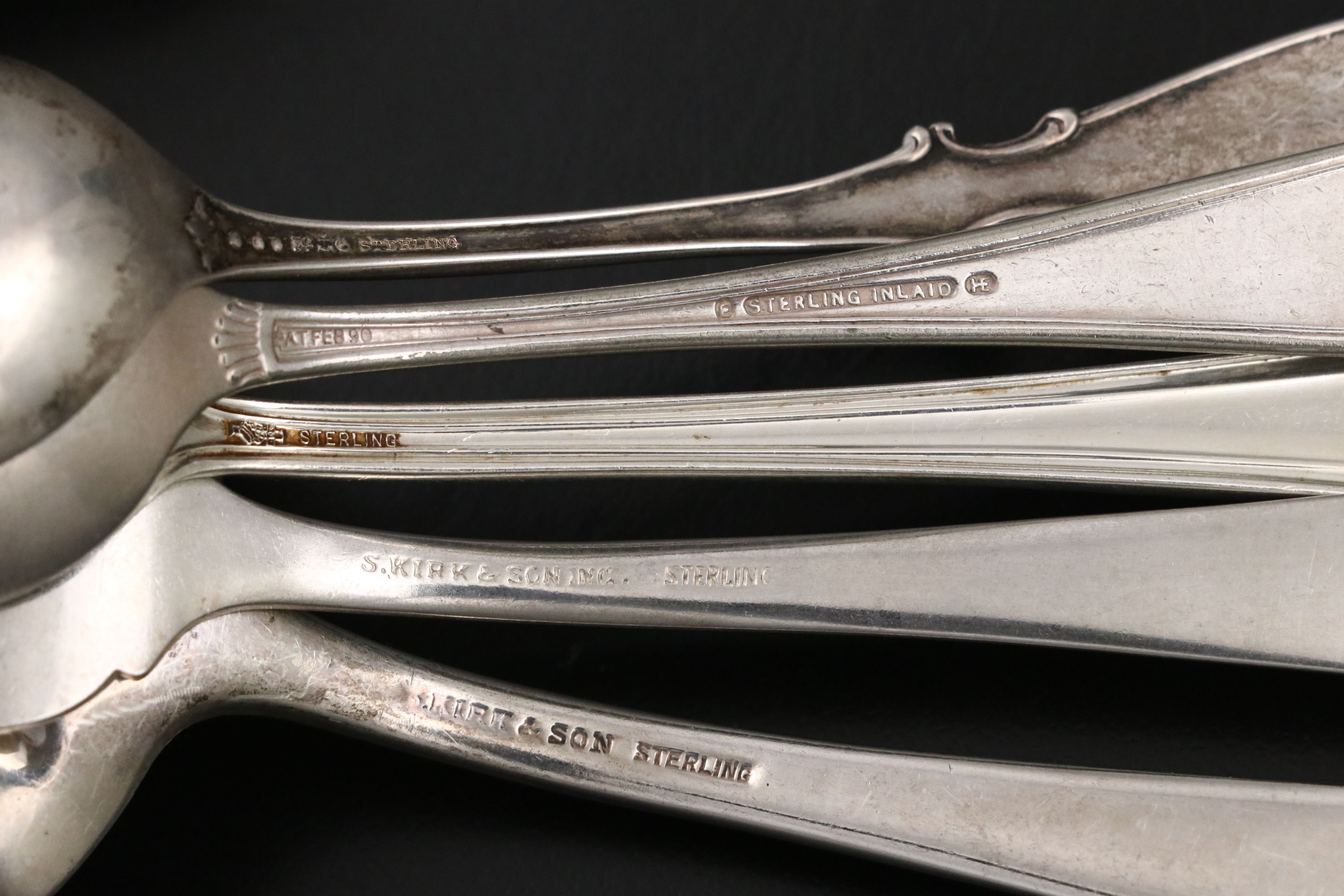 S. Kirk & Son "Repousse" with Gorham and Other Sterling Silver Flatware