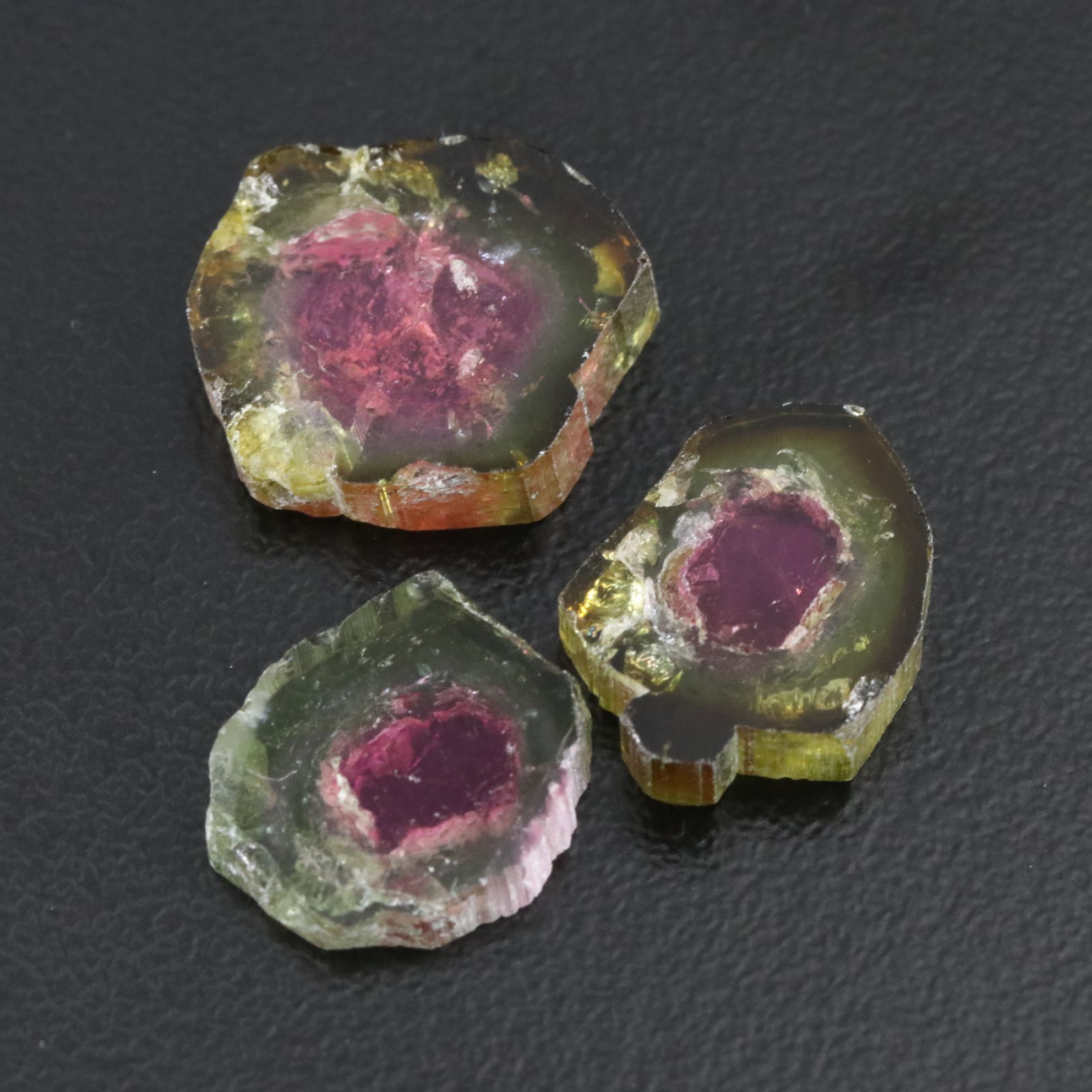 Loose 14.27 CTW Watermelon Tourmalines
