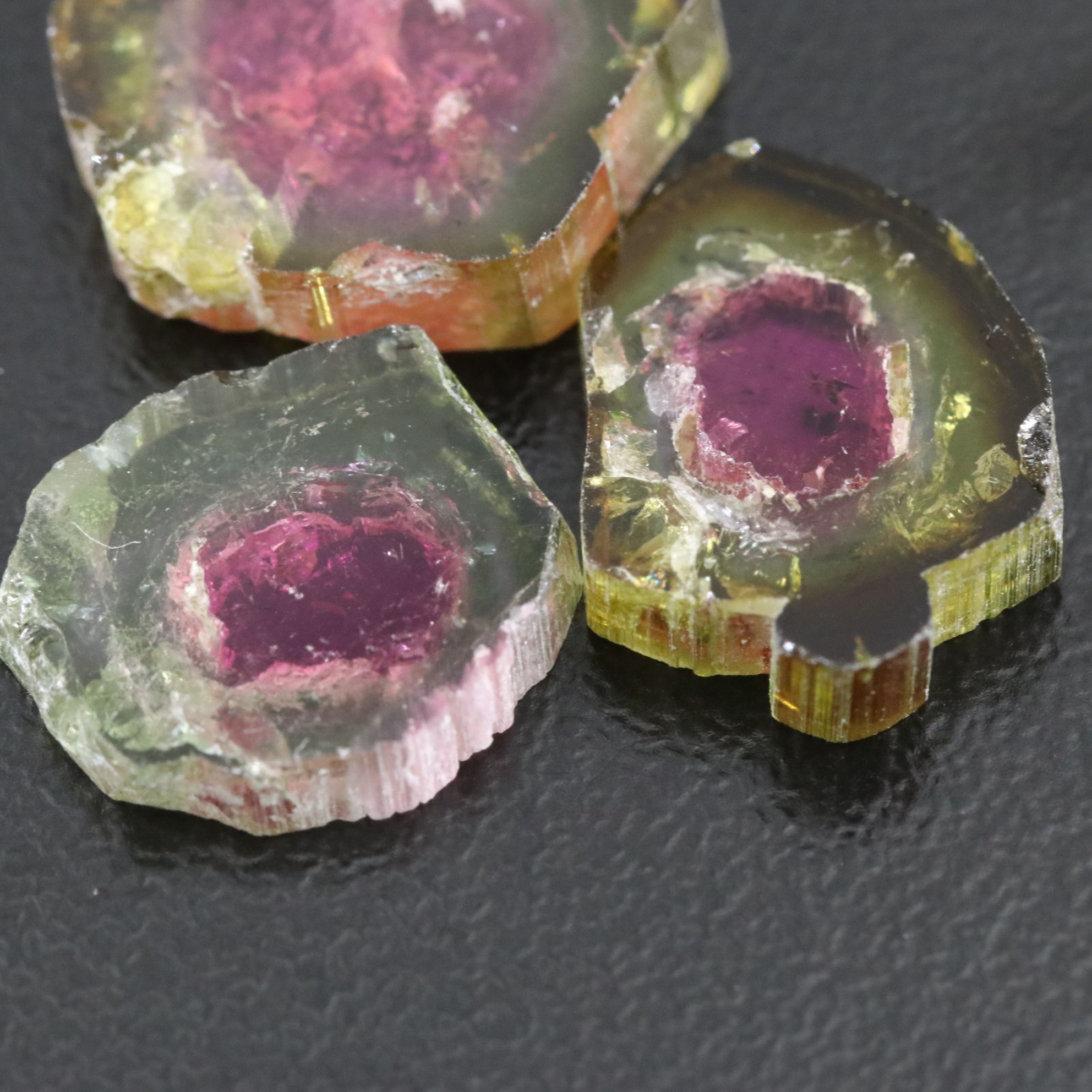 Loose 14.27 CTW Watermelon Tourmalines