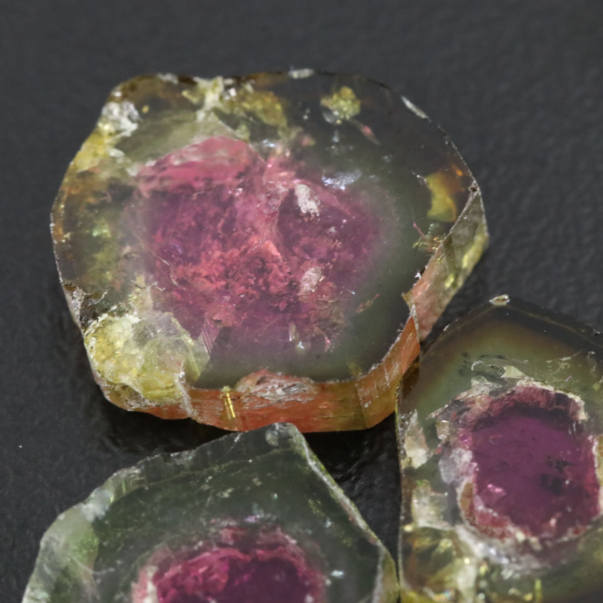 Loose 14.27 CTW Watermelon Tourmalines