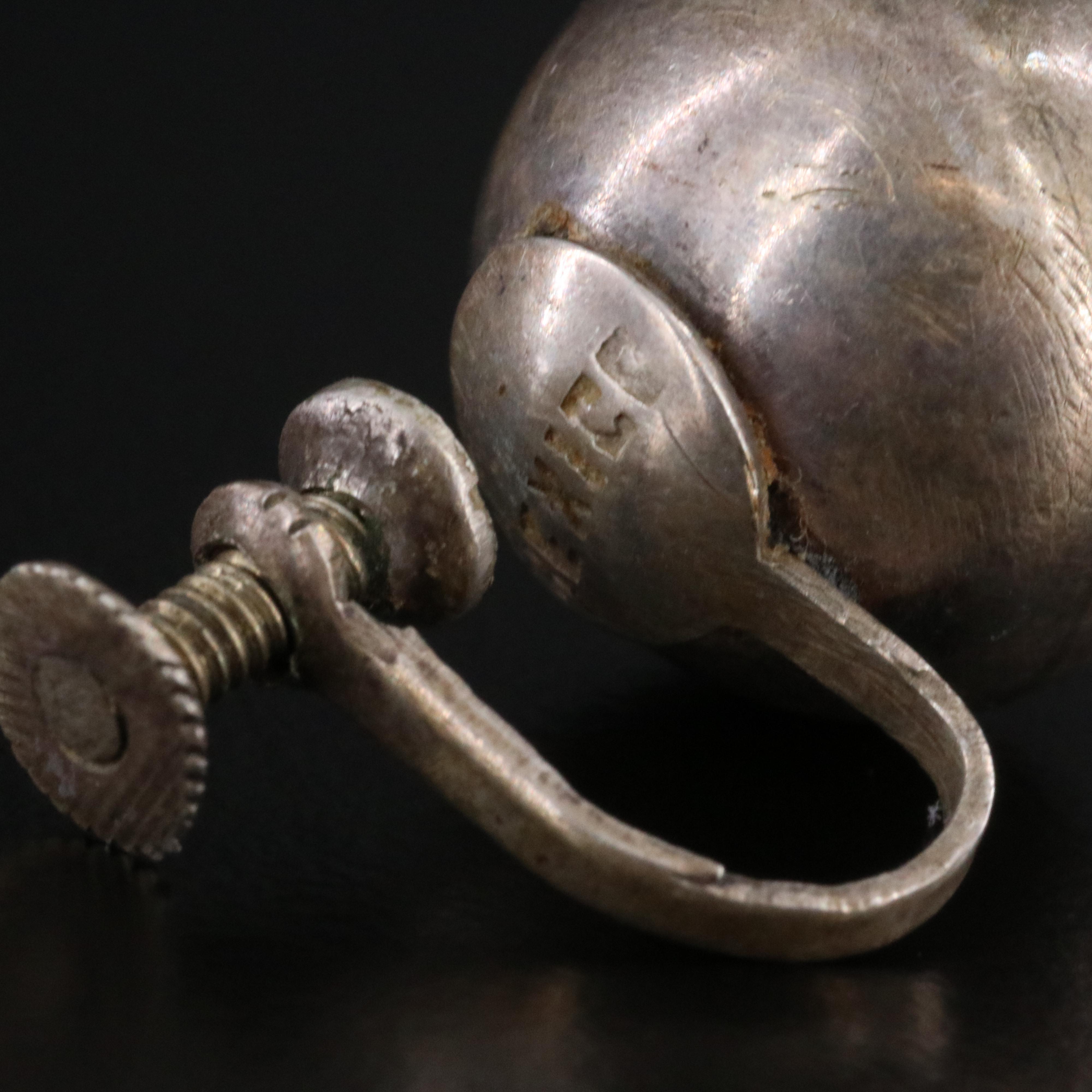 Southwestern Style Sterling Gemstone Man in the Maze Necklace and Single Earring