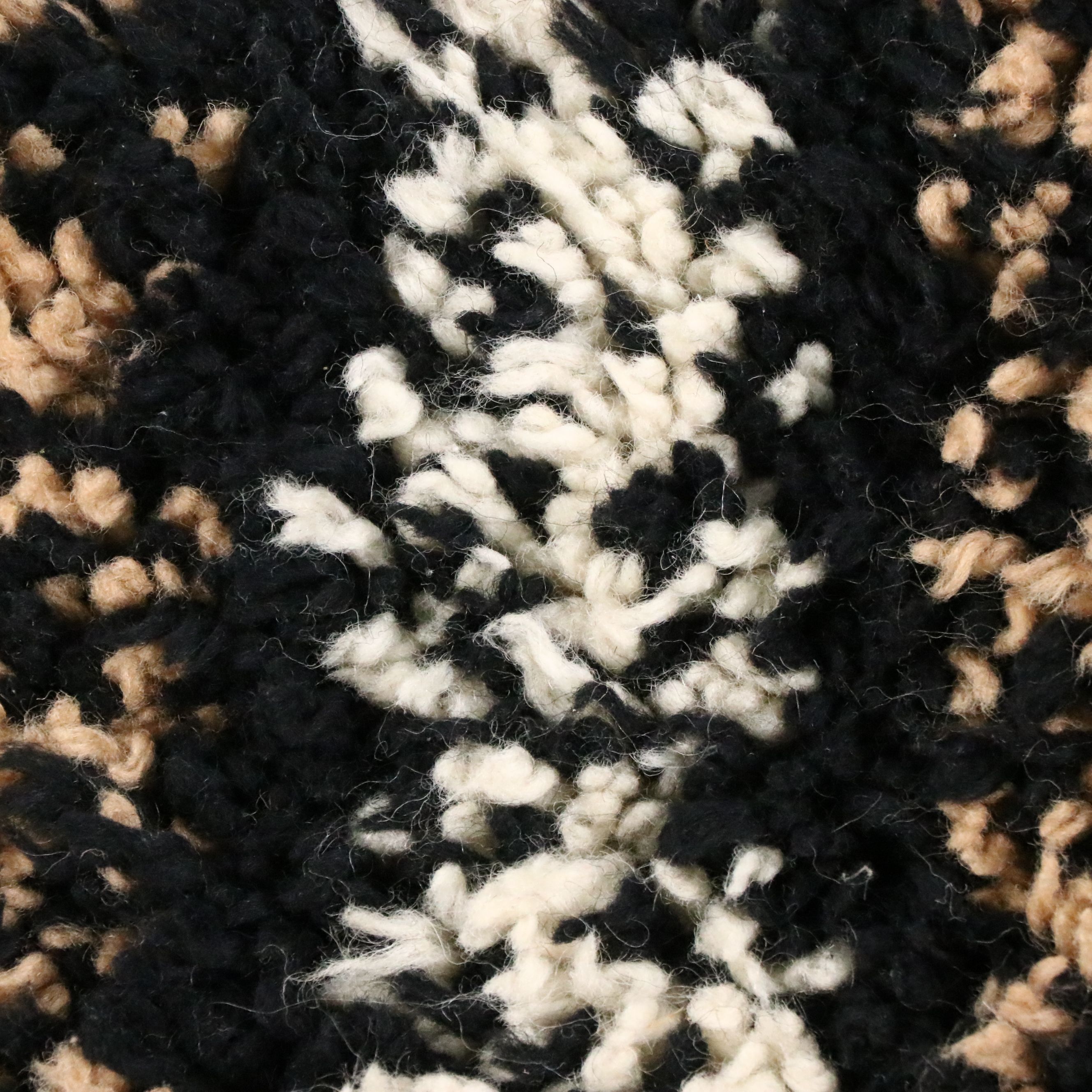 8'10 x 13'1 Hand-Knotted Contemporary Room-Sized Rug with Braided Fringe