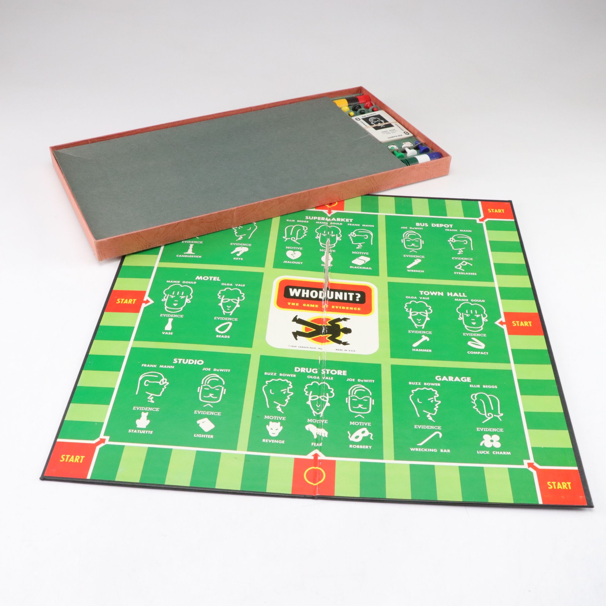 James Bond & John Drake with Detective & Espionage Board Games, Mid-Late 20th C.